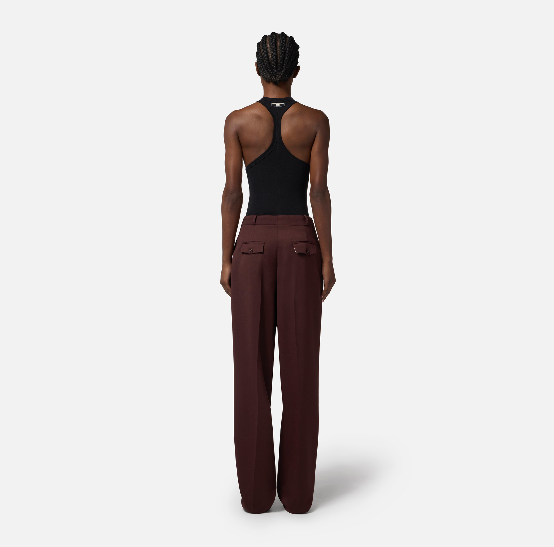 Top de cupro - Elisabetta Franchi