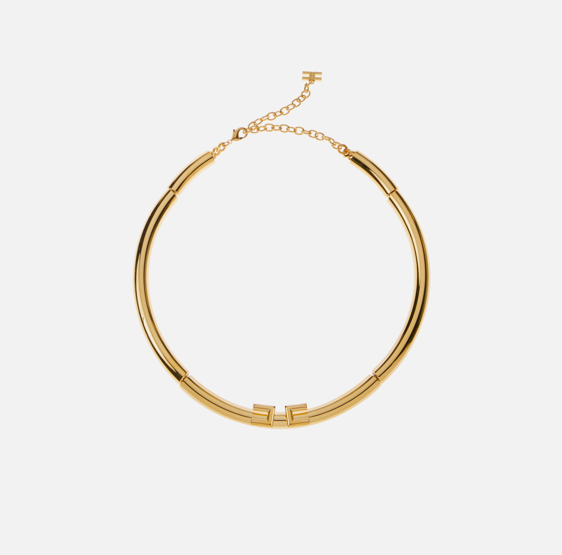 Tubular necklace with logo - ACCESSORI - Elisabetta Franchi