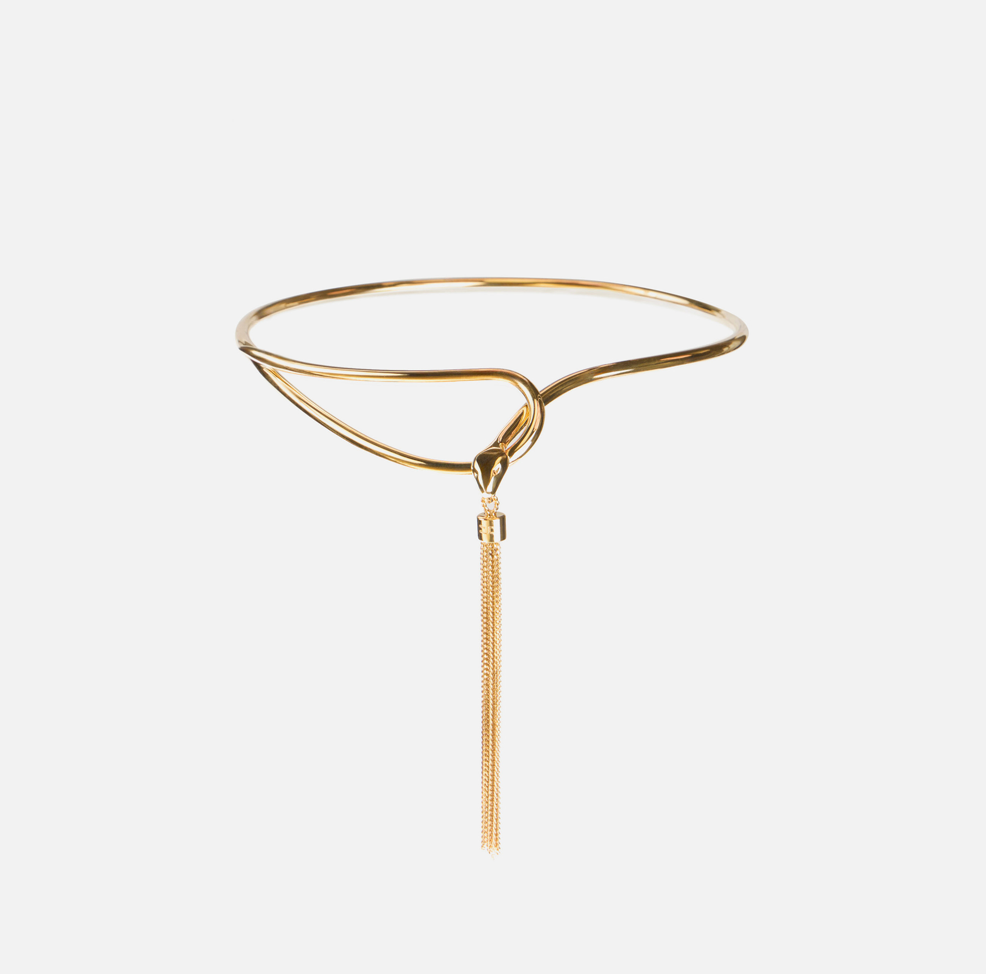 Collar con serpiente y borla - Elisabetta Franchi