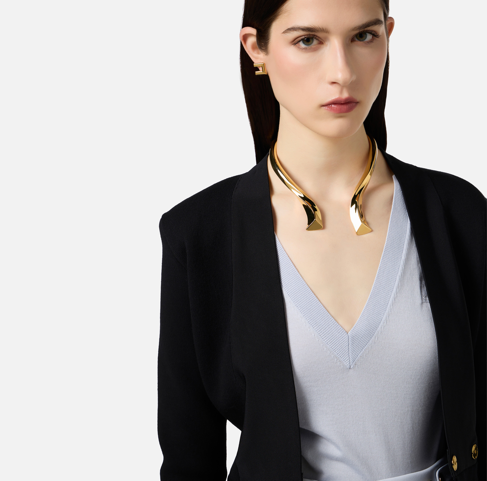 Collana con logo in rilievo - Elisabetta Franchi