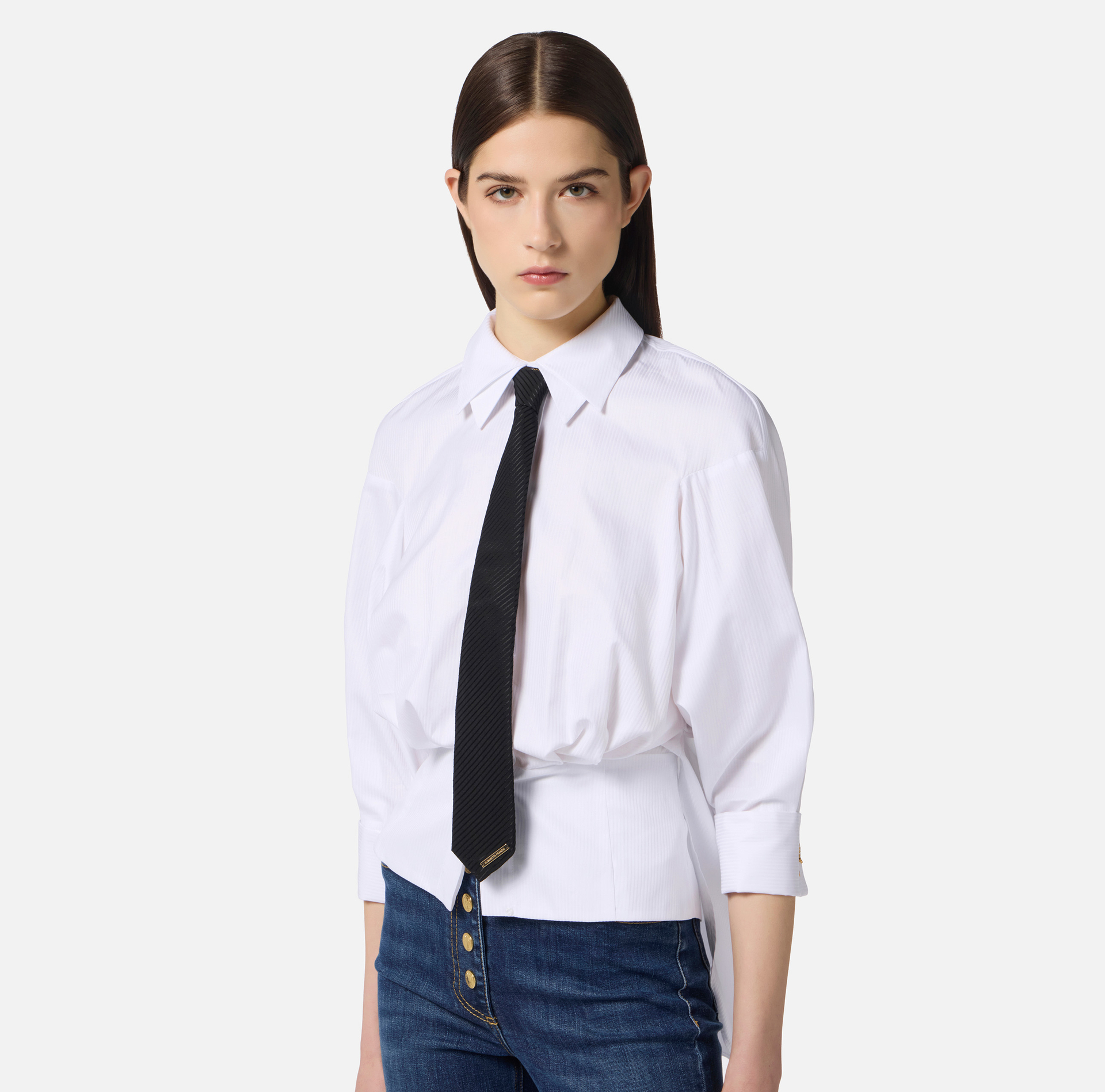 Krawatte aus Jacquard-Gewebe - Elisabetta Franchi