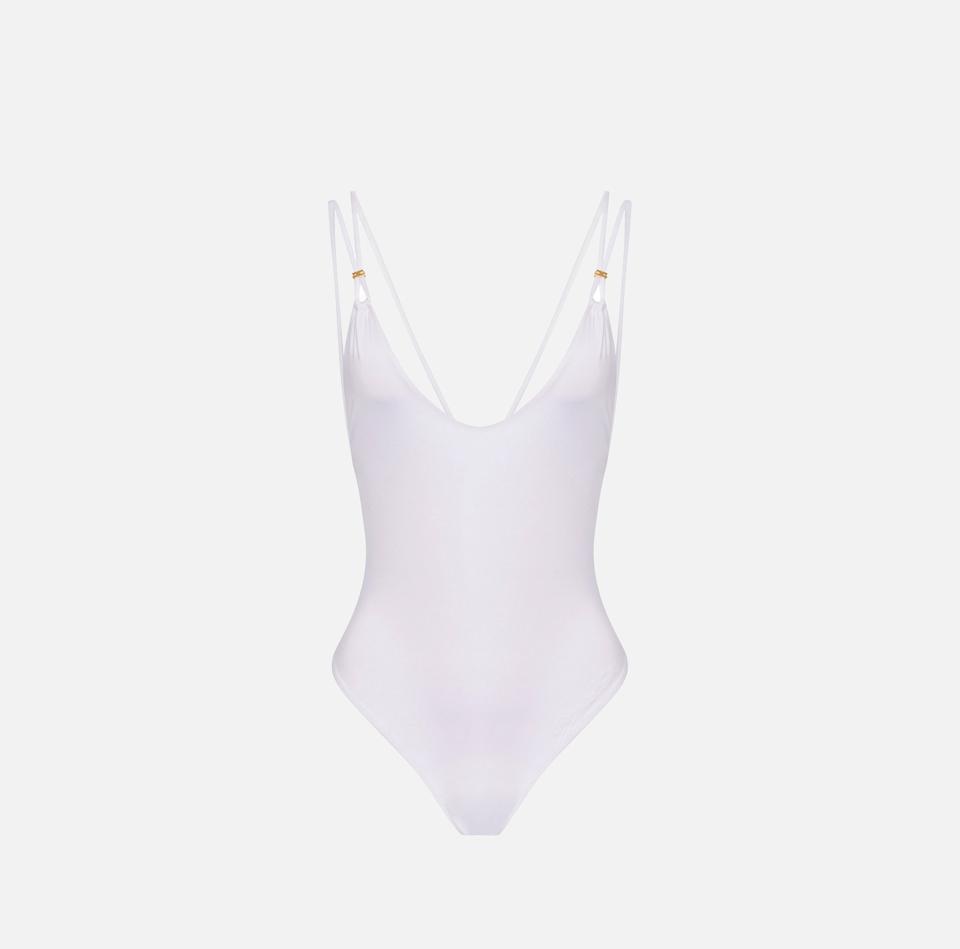 Swimsuit with laces and logo - ABBIGLIAMENTO - Elisabetta Franchi
