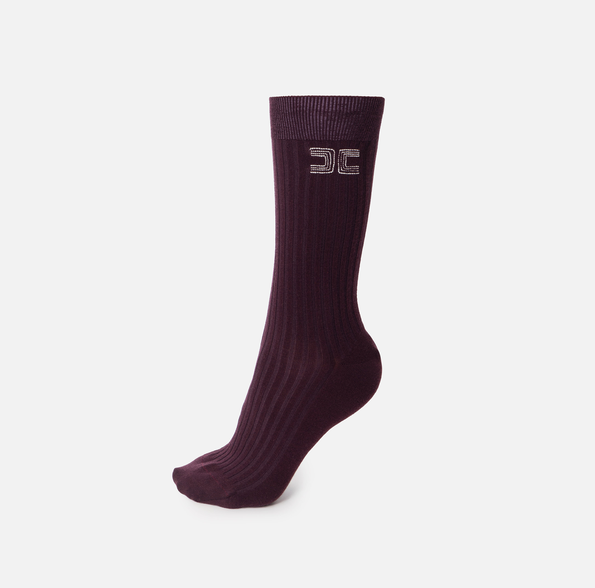 Calcetines de lana canalé - Elisabetta Franchi