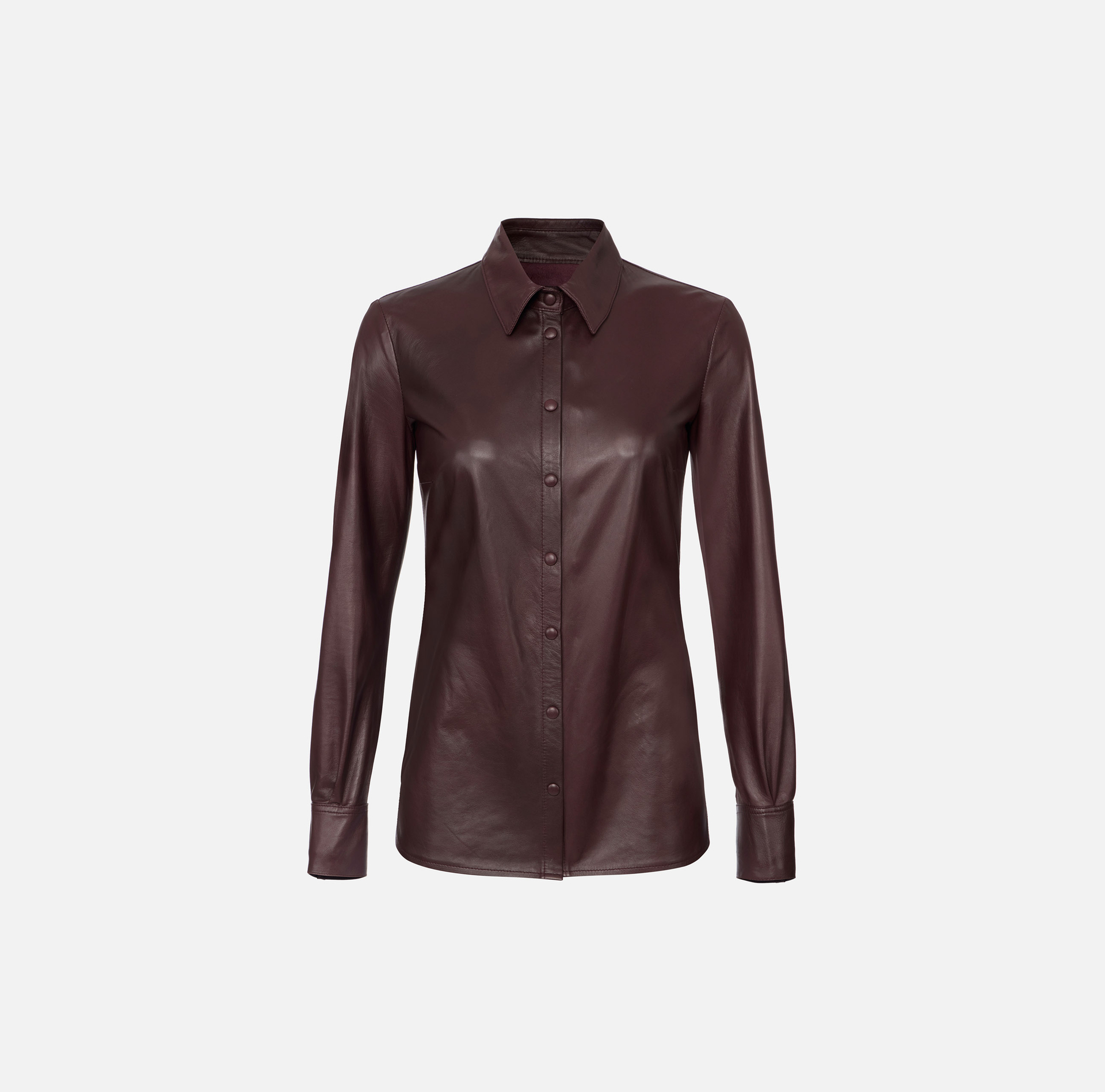 Leather shirt with bow tie - Elisabetta Franchi