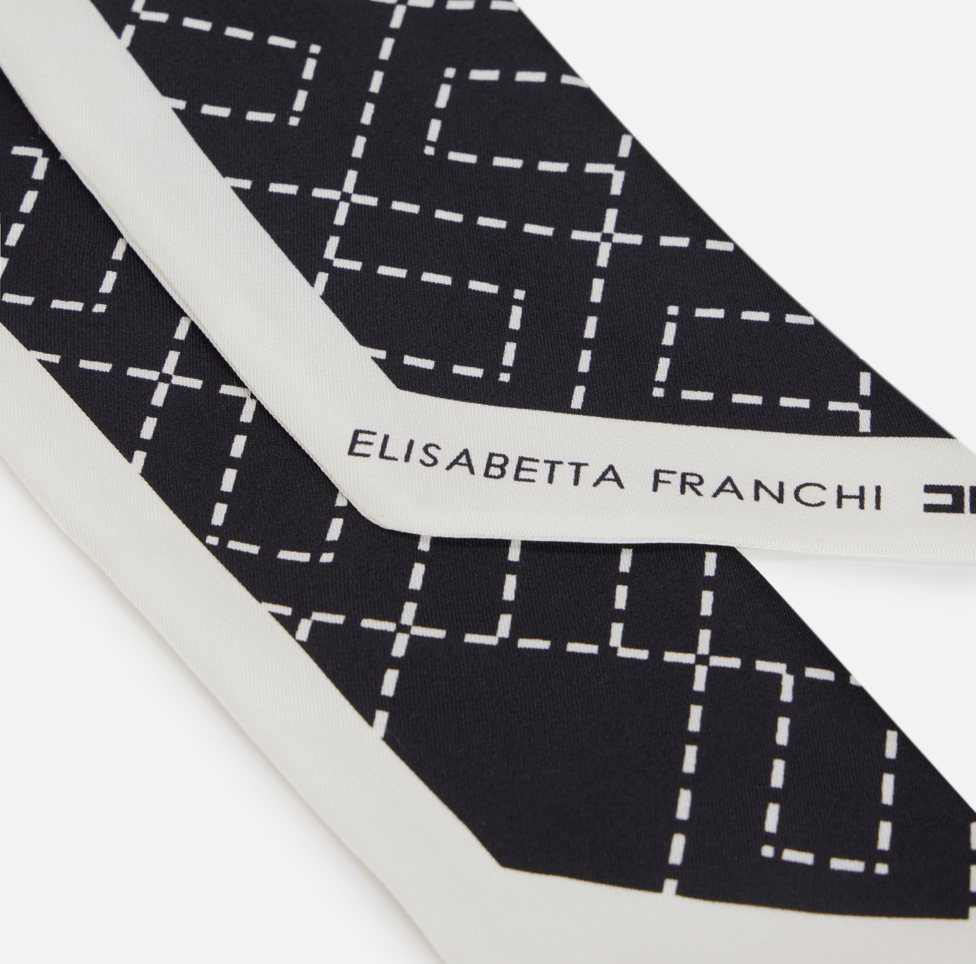 Fular de sarga de seda - Elisabetta Franchi
