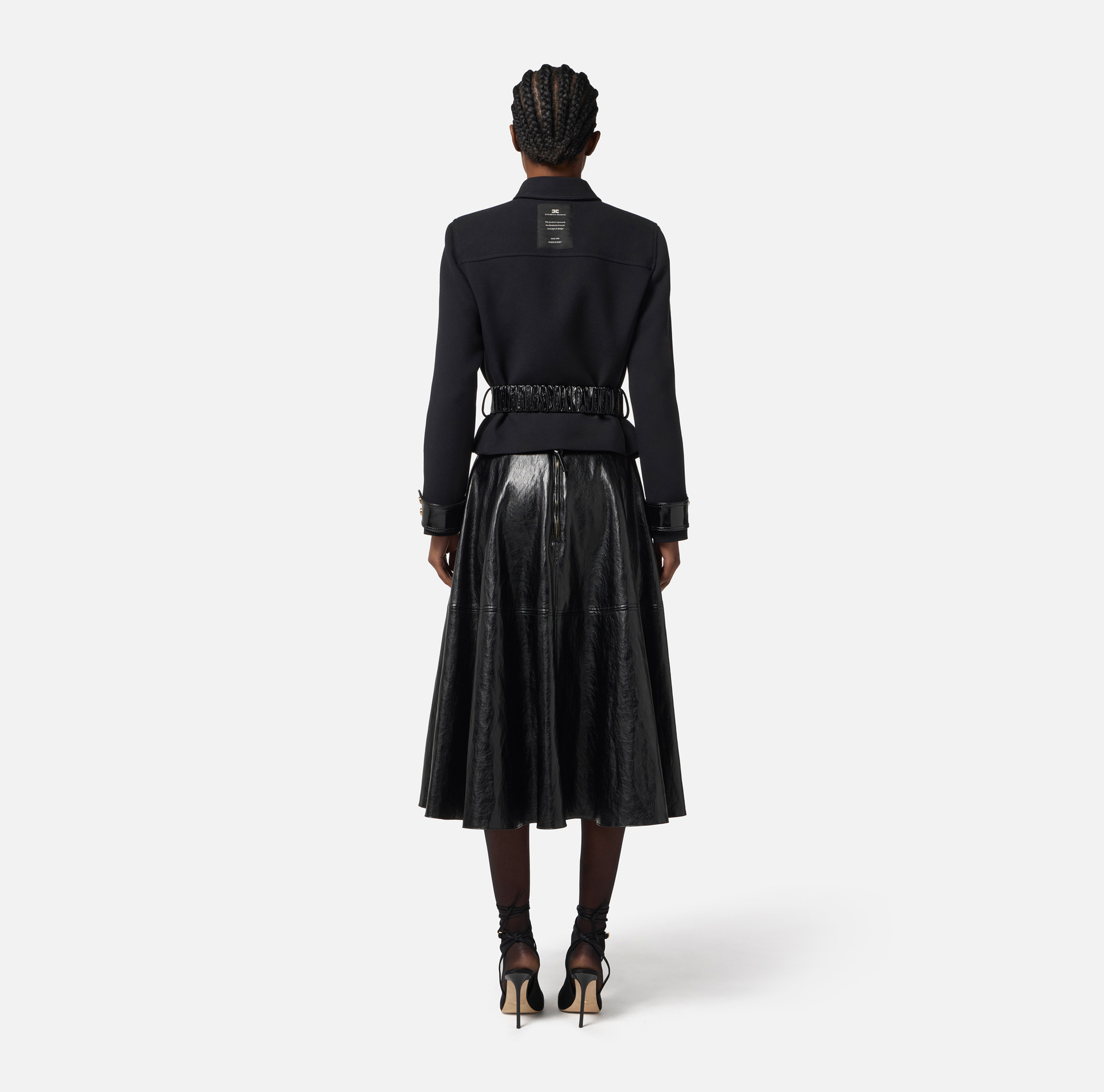 Cazadora de doble crepé - Elisabetta Franchi