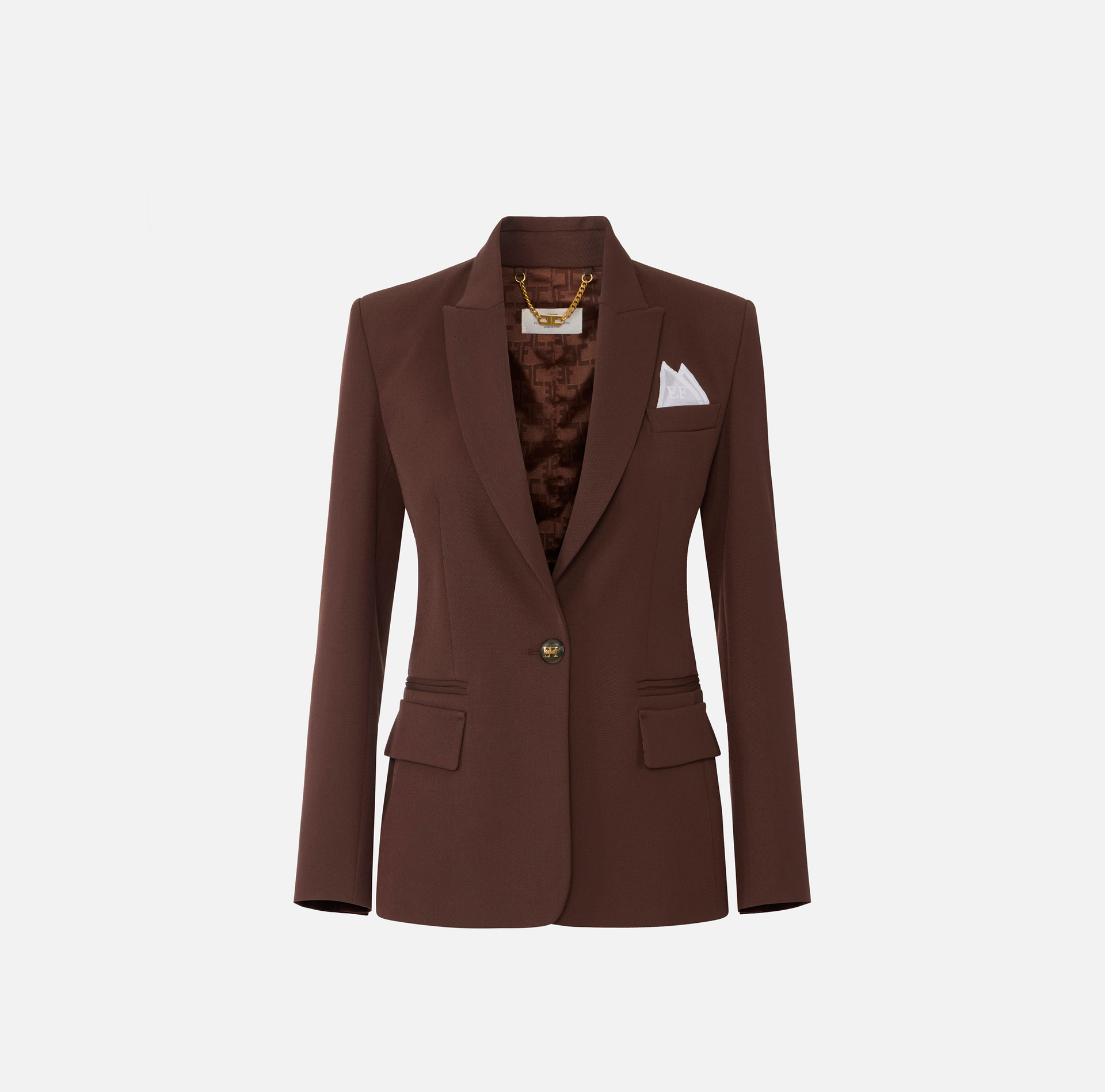 Veste en gabardine de coton - Elisabetta Franchi