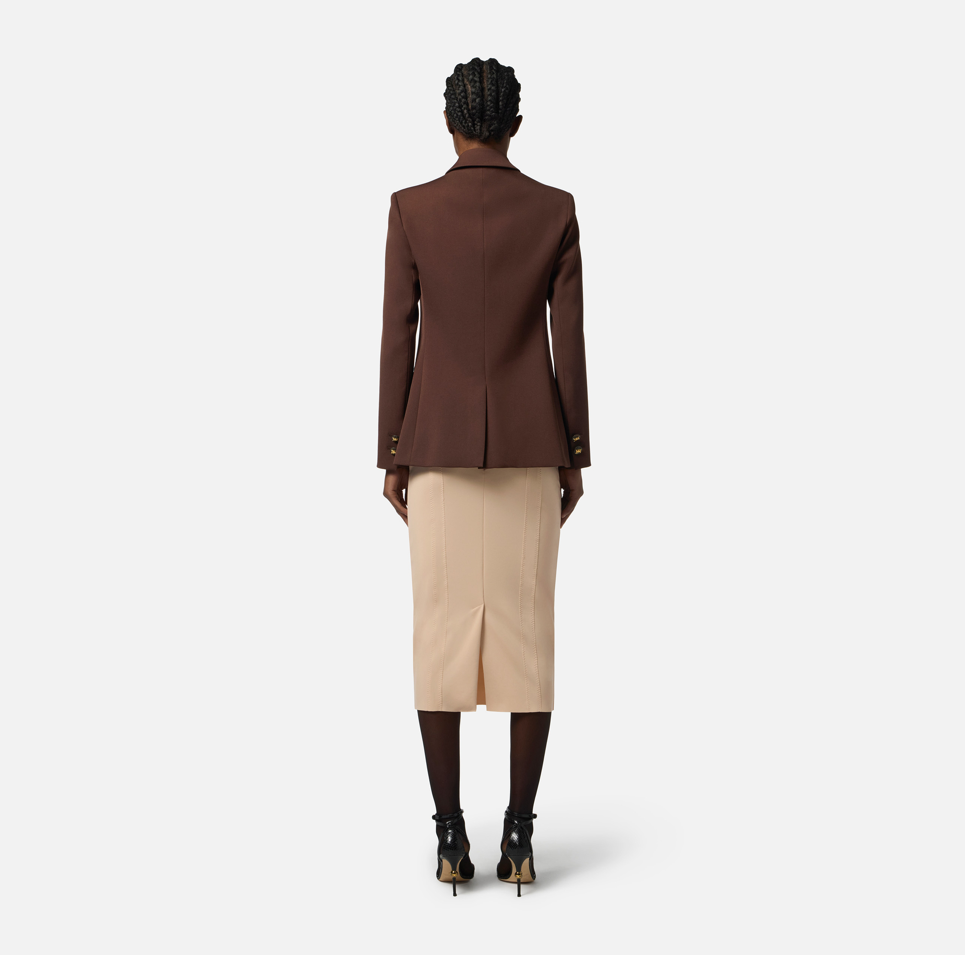 Veste en gabardine de coton - Elisabetta Franchi