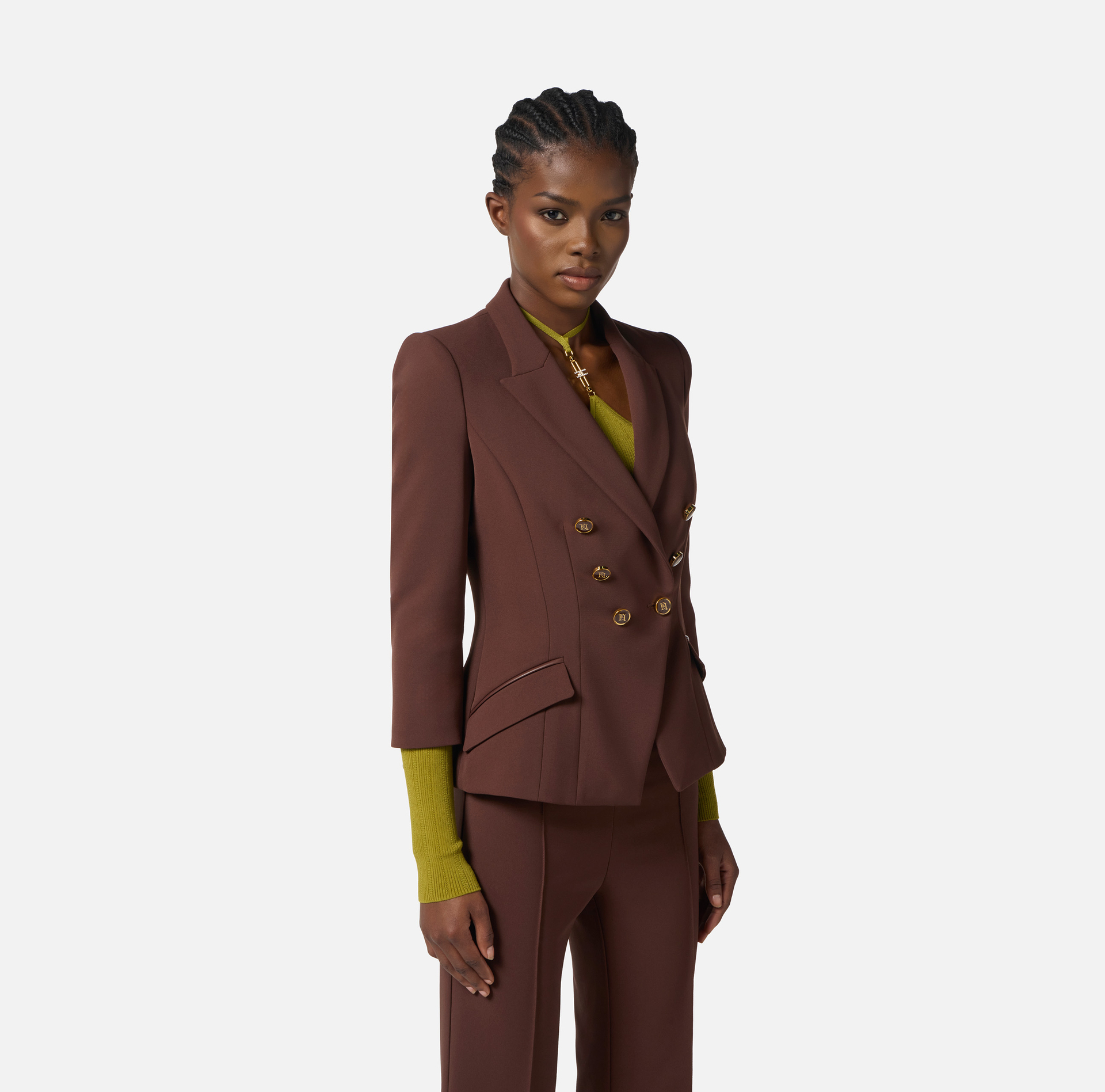 Chaqueta de doble crepé - Elisabetta Franchi