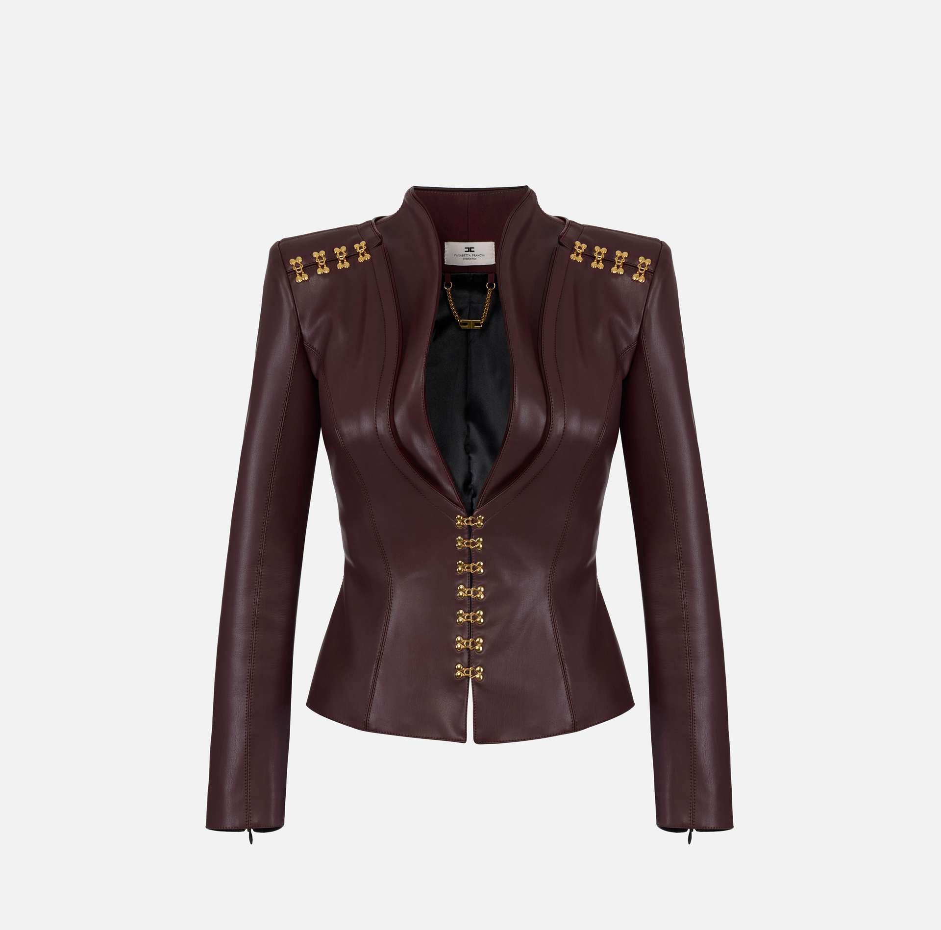 Jacket with jewel clasps - Elisabetta Franchi