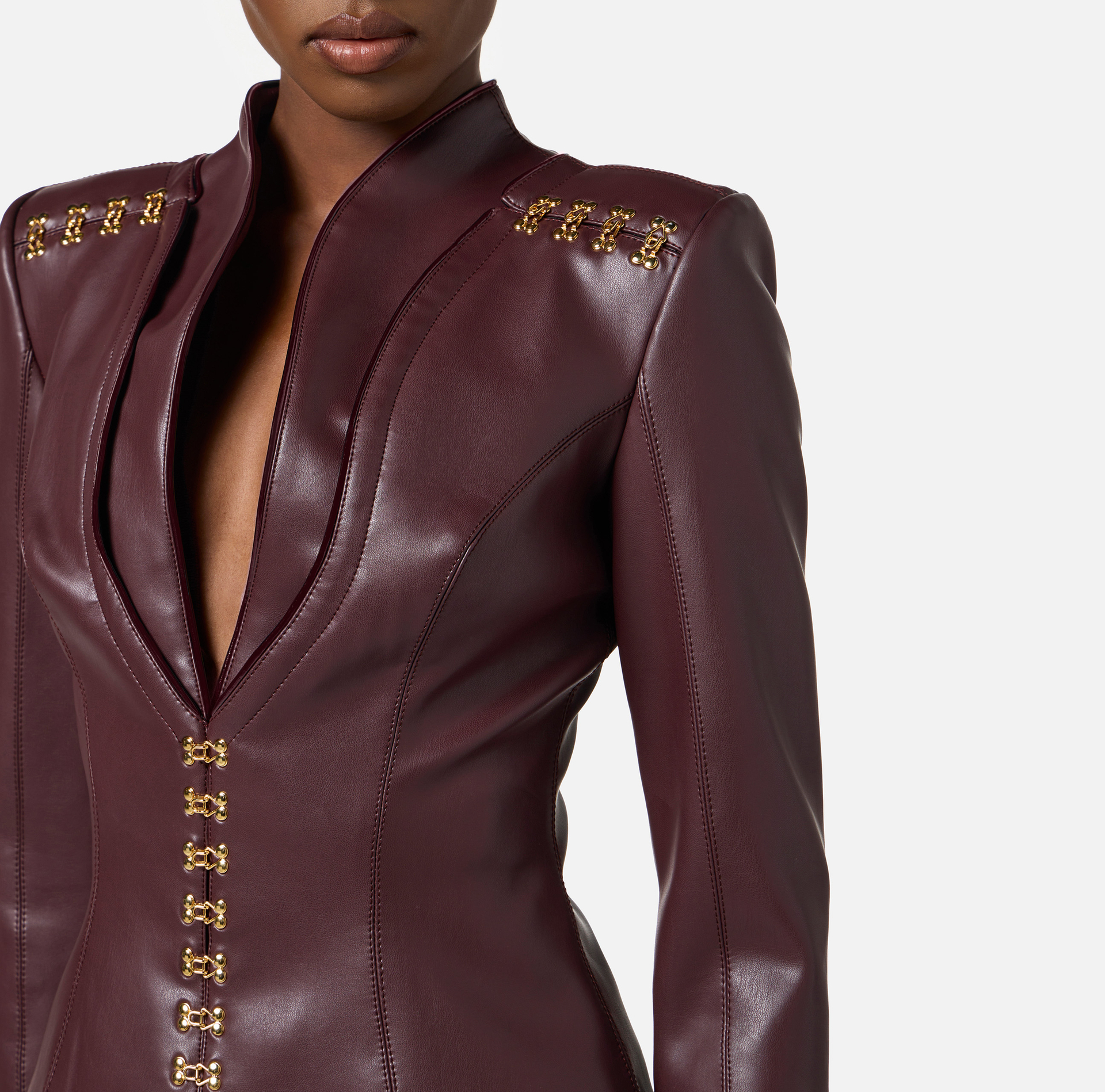 Jacket with jewel clasps - Elisabetta Franchi