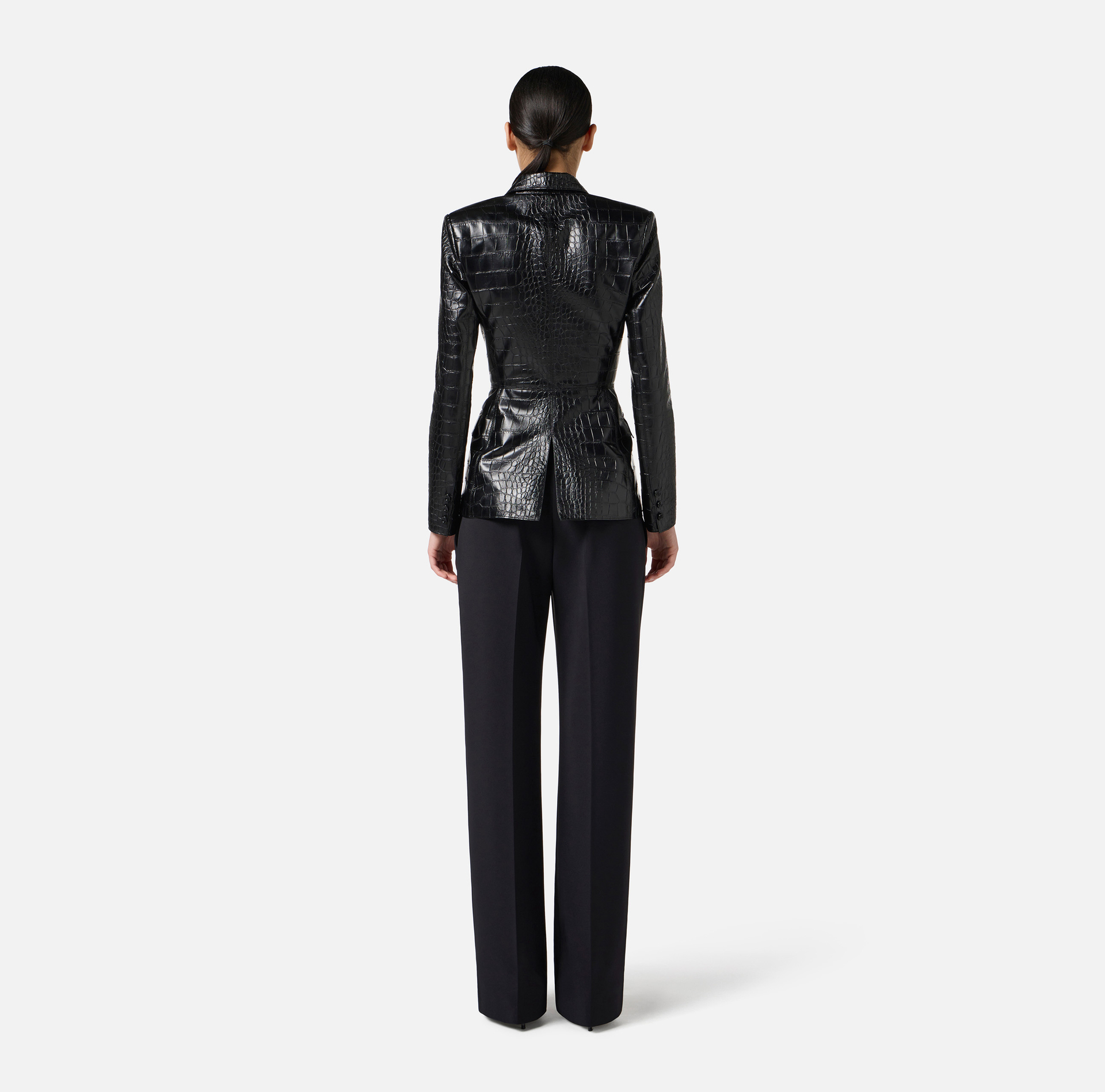 Jacket with crocodile print - Elisabetta Franchi