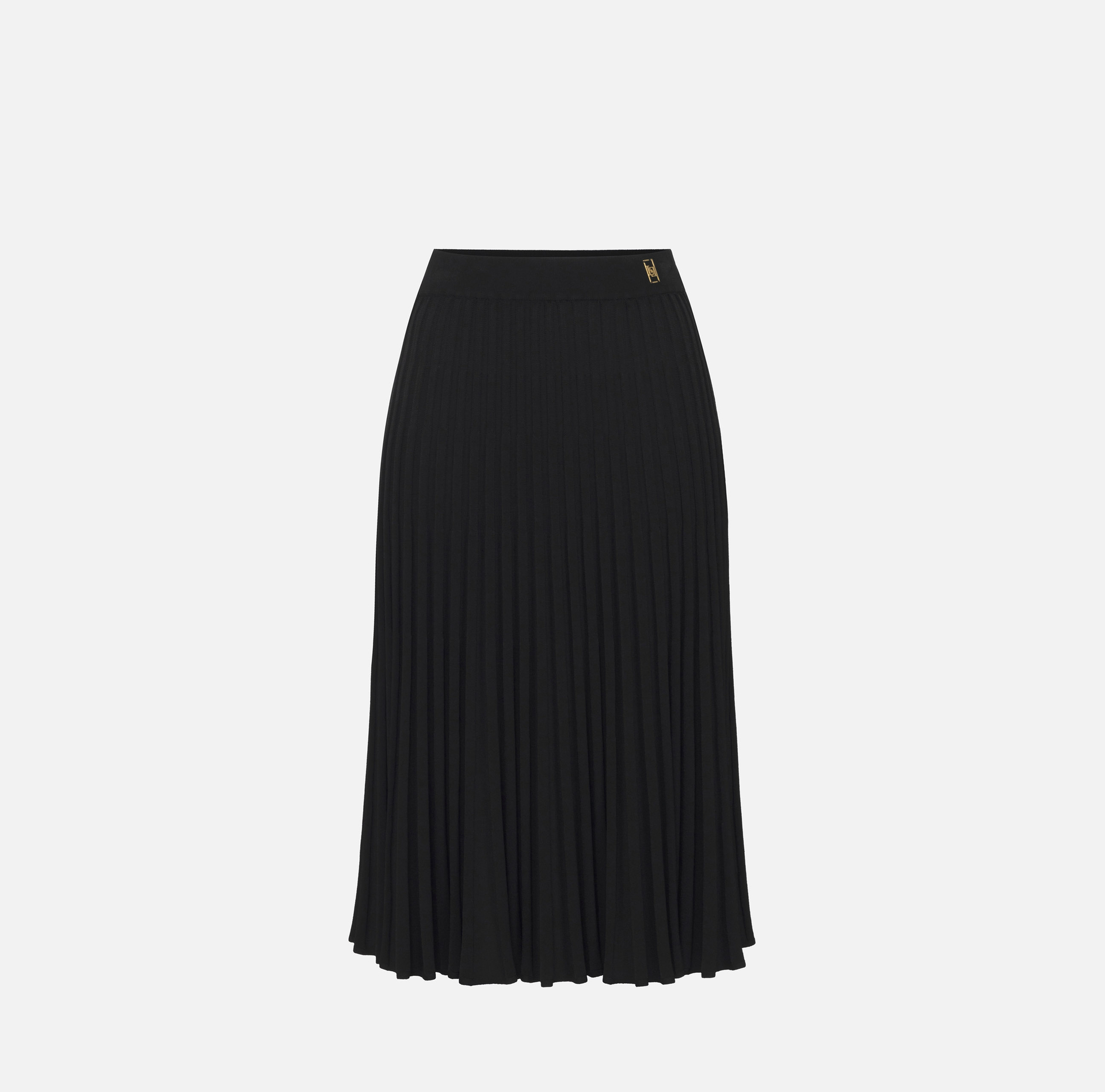 Jupe mi-mollet en viscose effet plissé - ABBIGLIAMENTO - Elisabetta Franchi