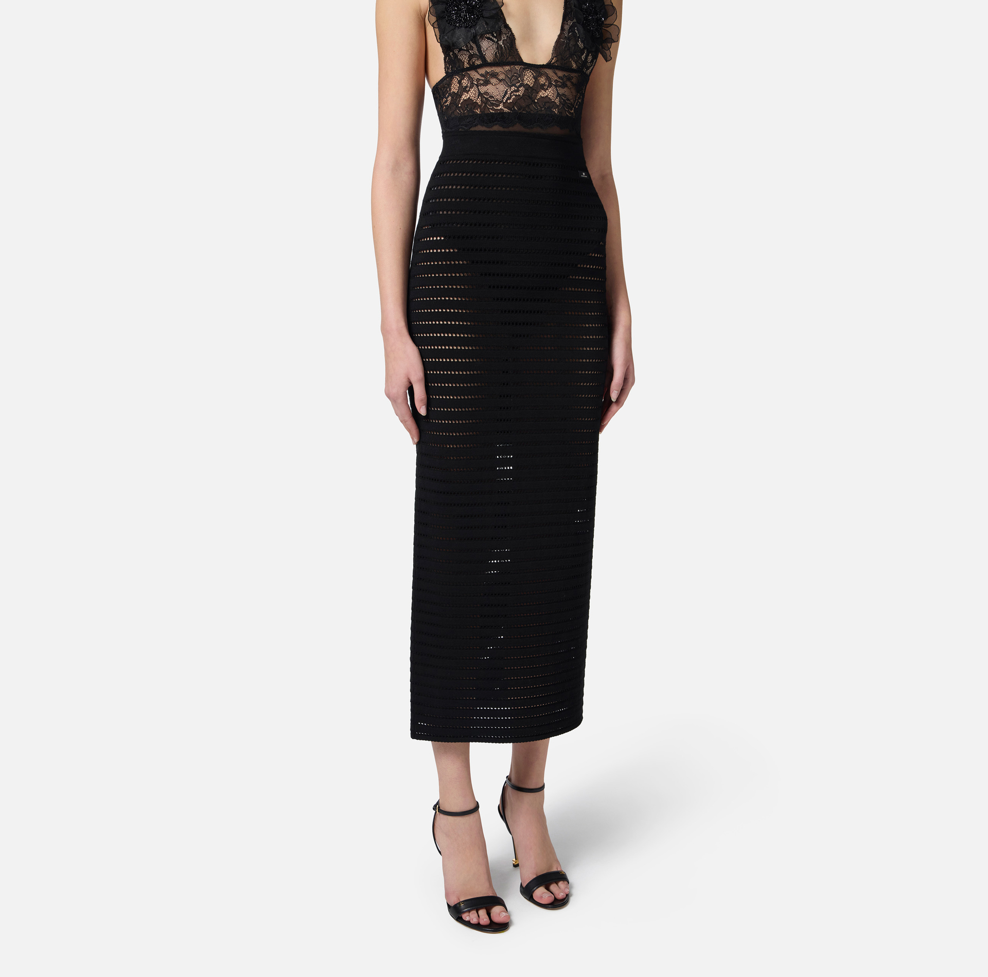 Open-knit skirt - Elisabetta Franchi