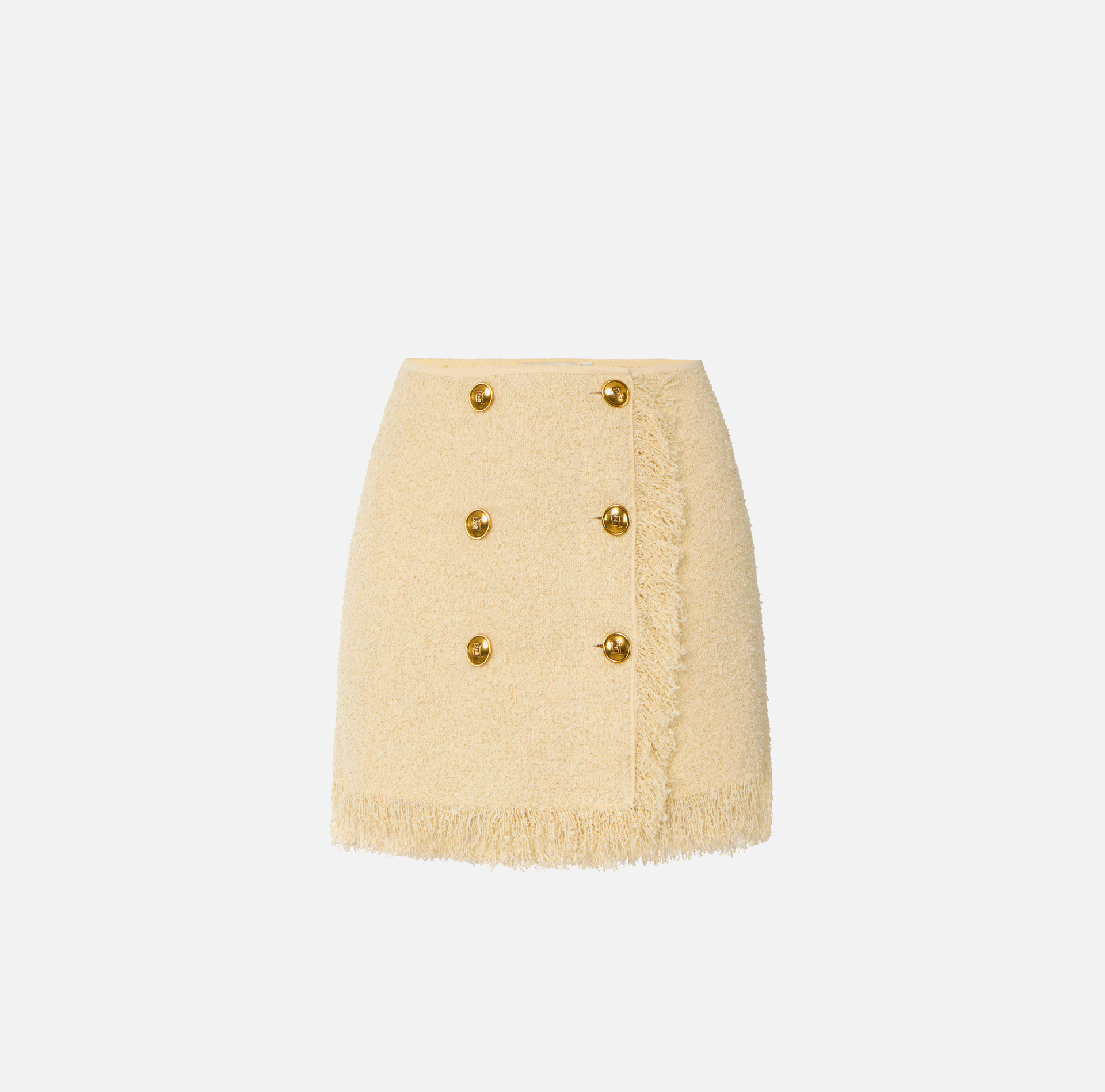 Minigonna in maglia bouclé
