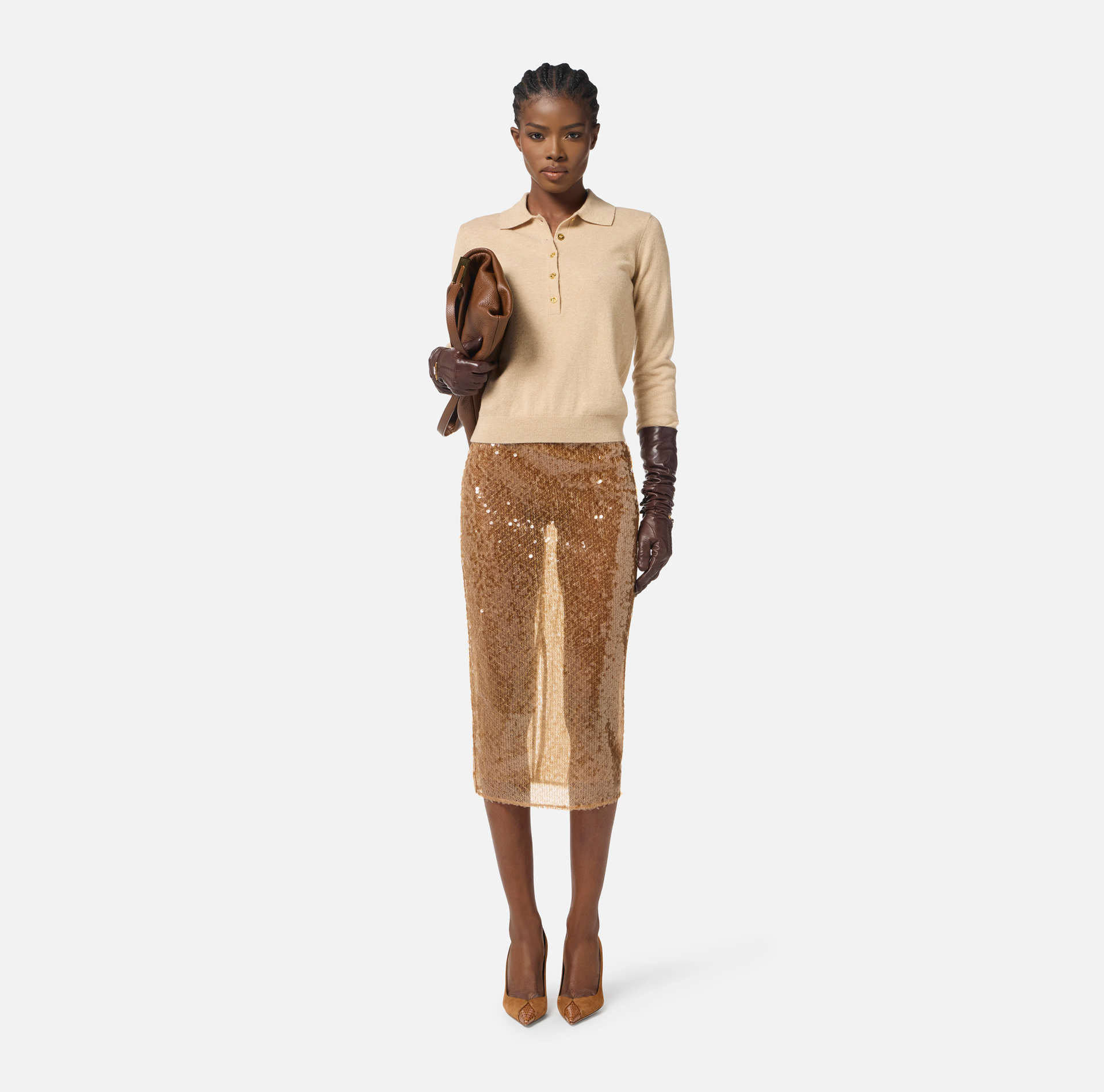 Skirt made of sequins - Elisabetta Franchi