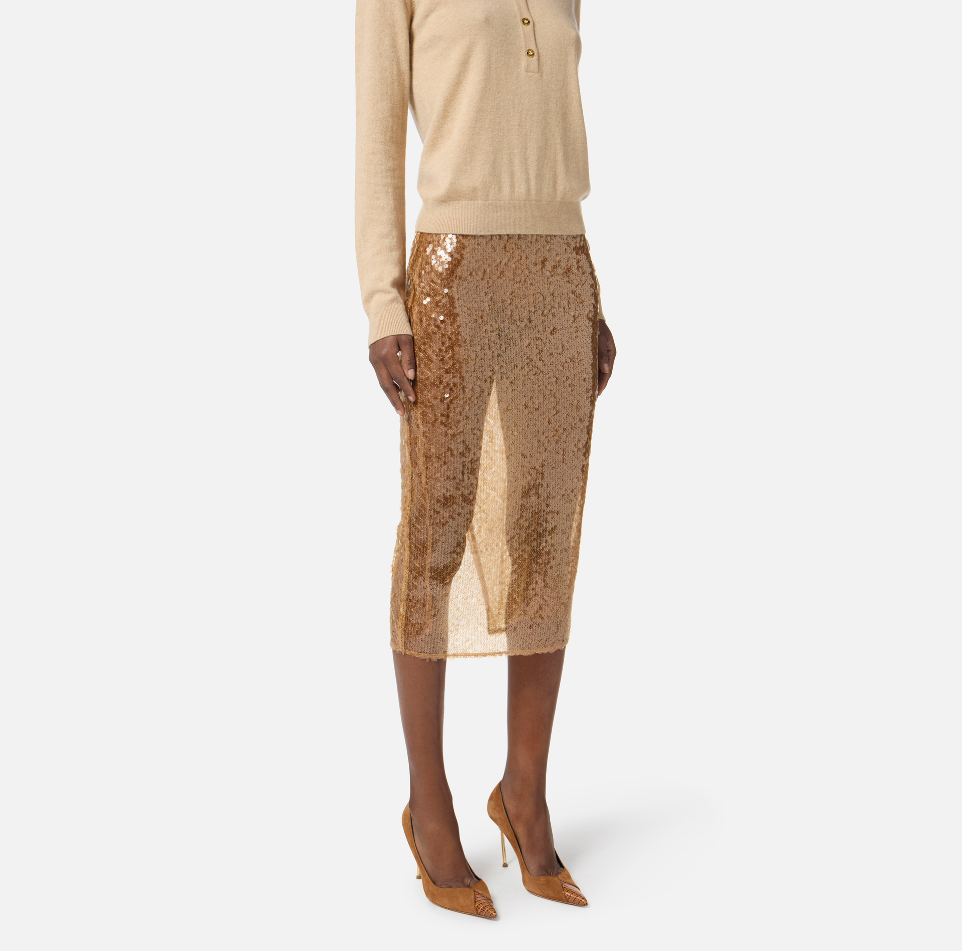 Skirt made of sequins - Elisabetta Franchi