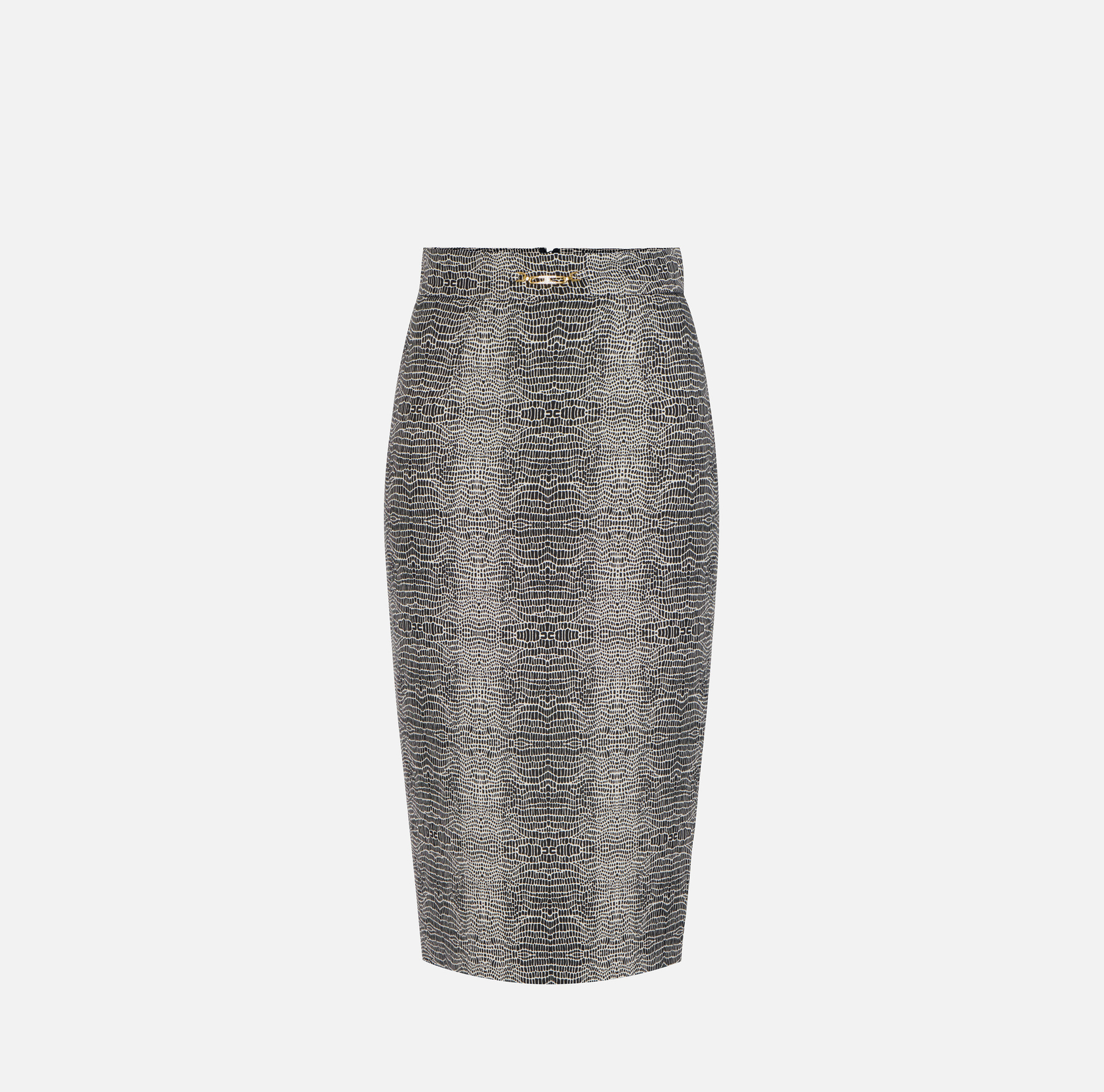 Skirt in viscose fabric with python print - Elisabetta Franchi