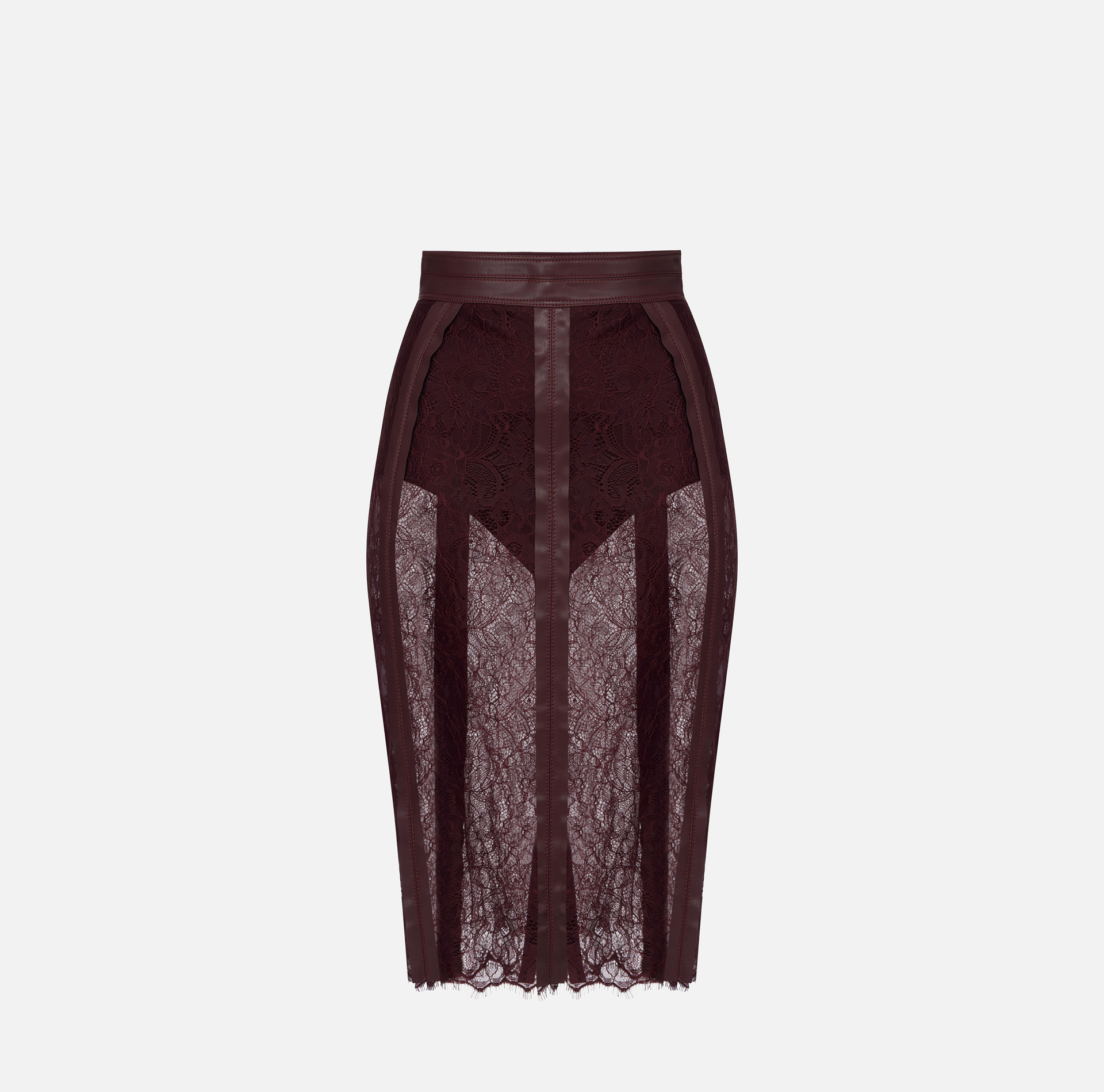 Jupe en dentelle florale - Elisabetta Franchi