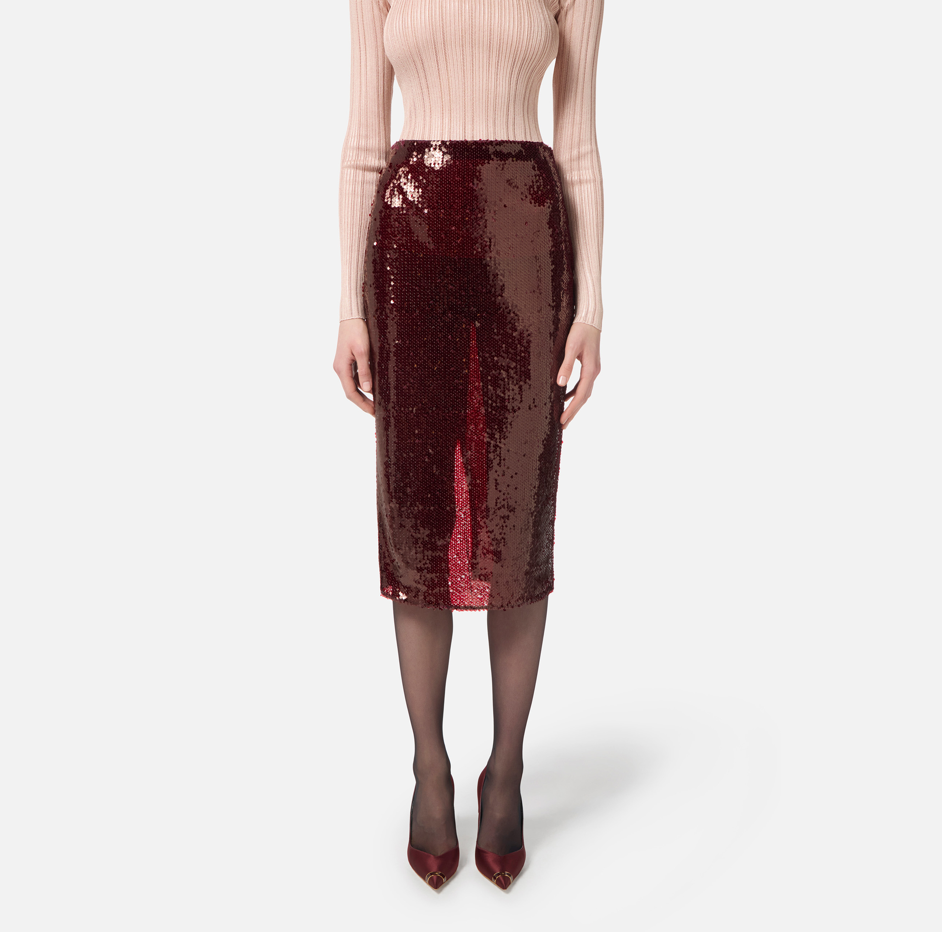 Full-sequin skirt - Elisabetta Franchi