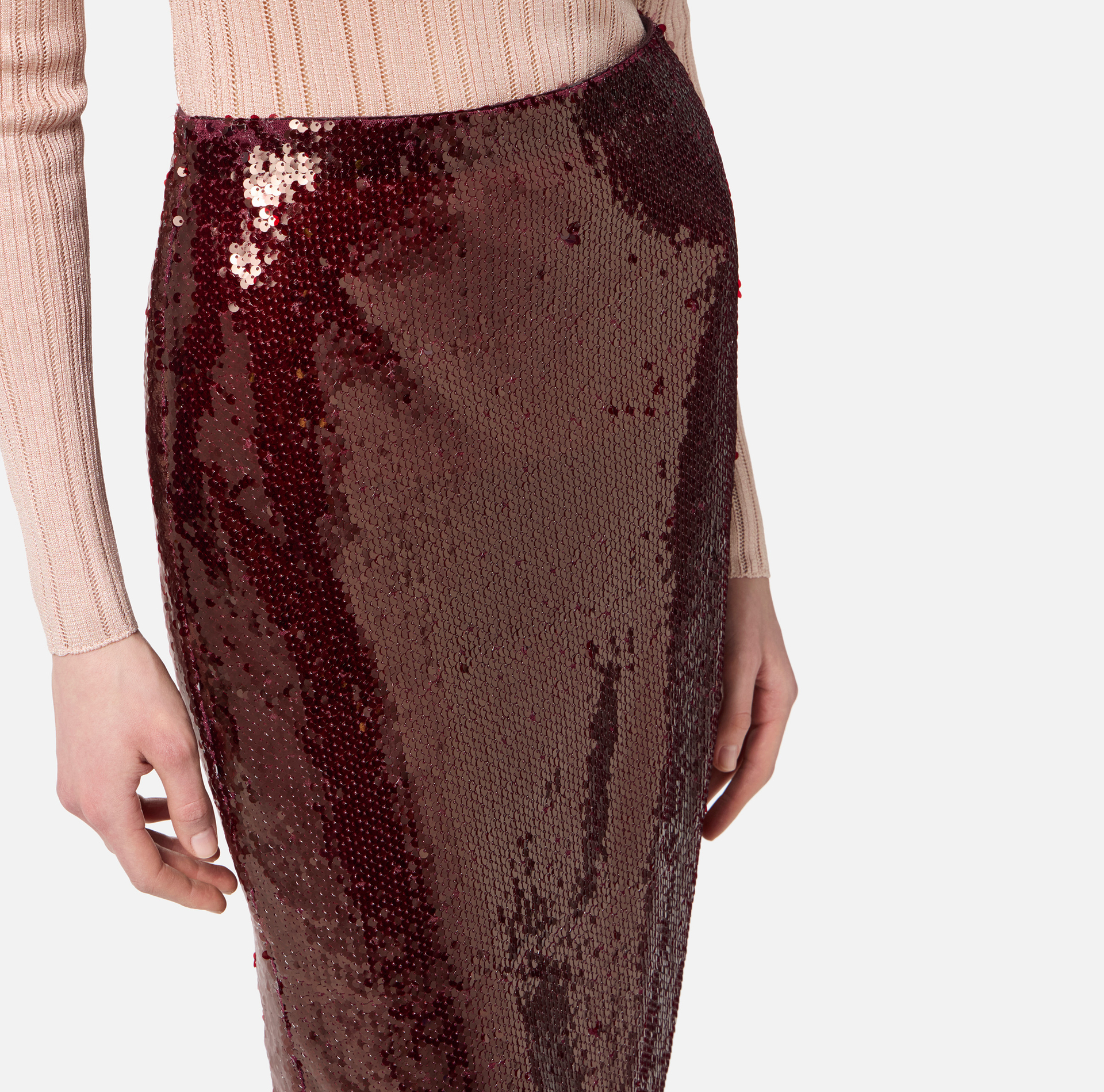 Full-sequin skirt - Elisabetta Franchi