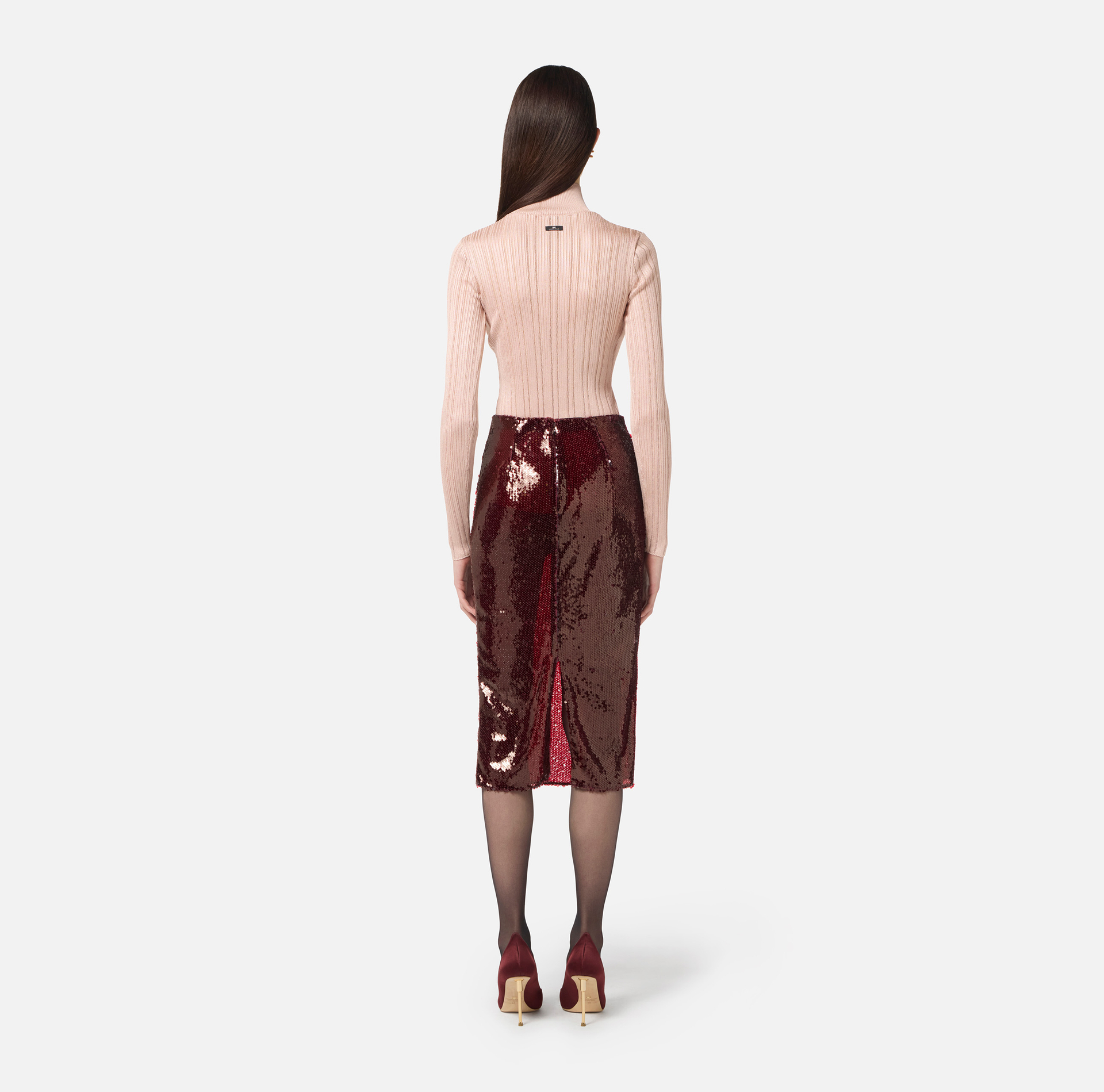 Full-sequin skirt - Elisabetta Franchi