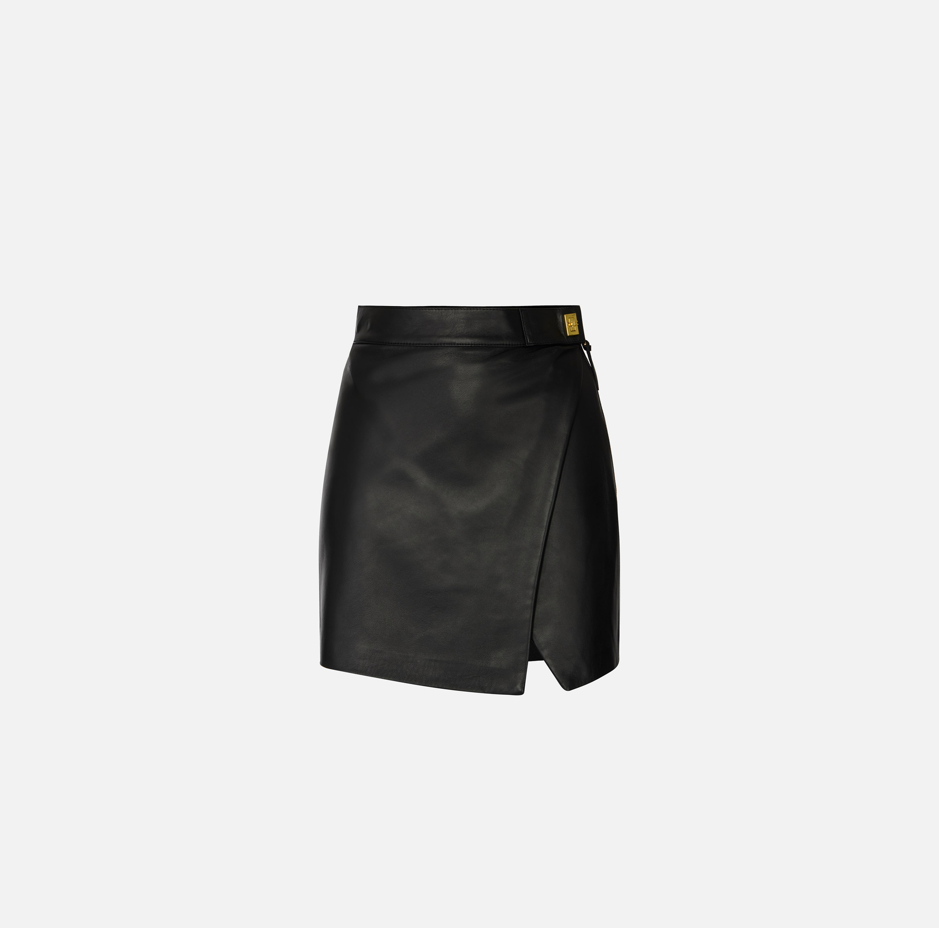 Minigonna in pelle nappata - ABBIGLIAMENTO - Elisabetta Franchi