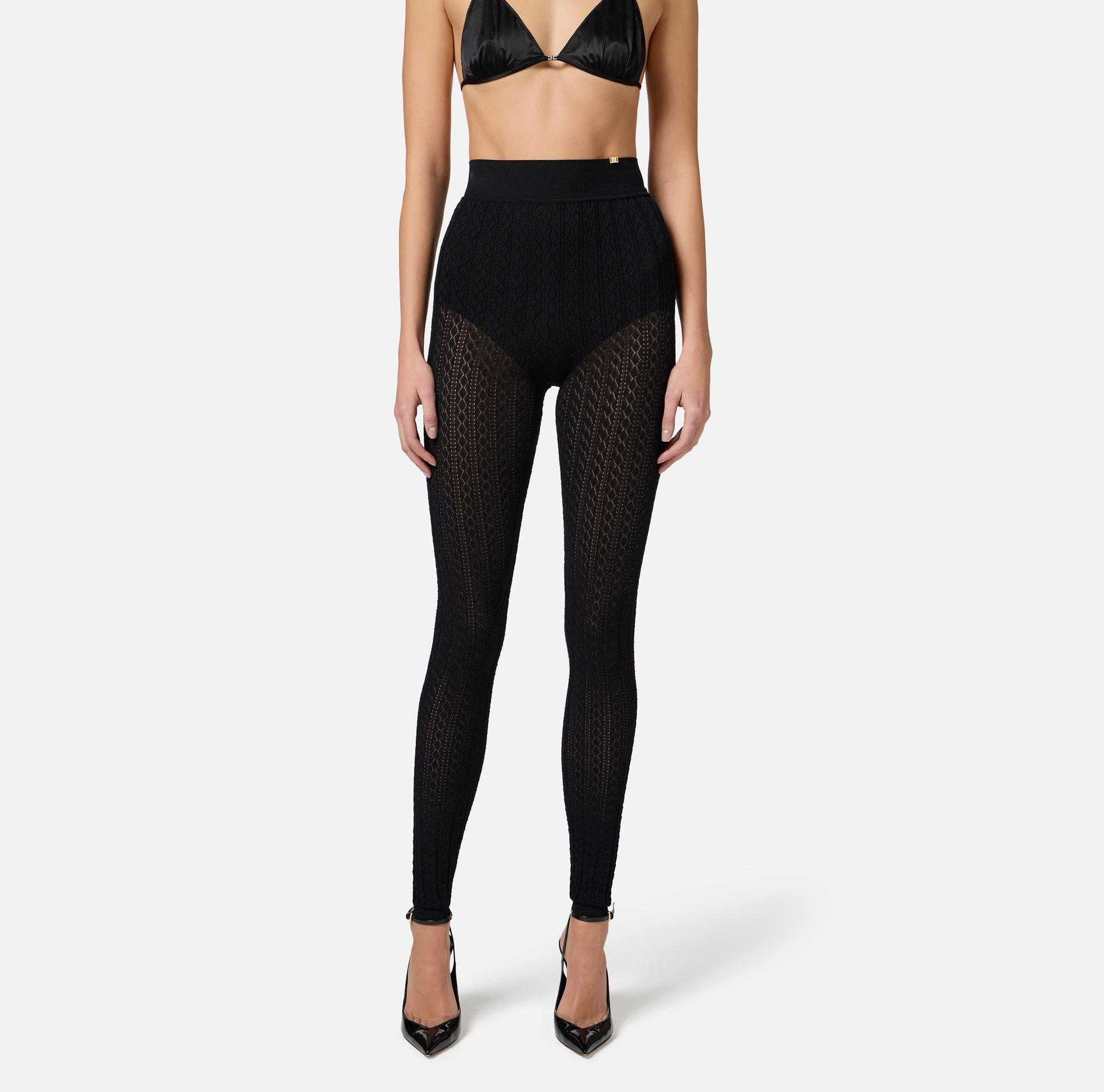 Leggings in punto pizzo - Elisabetta Franchi