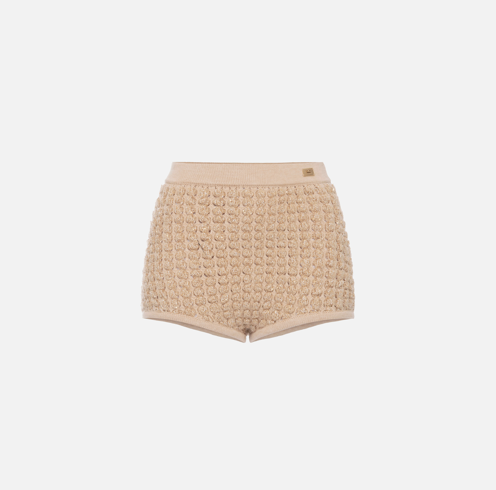 Shorts de bouclé con lentejuelas - ABBIGLIAMENTO - Elisabetta Franchi