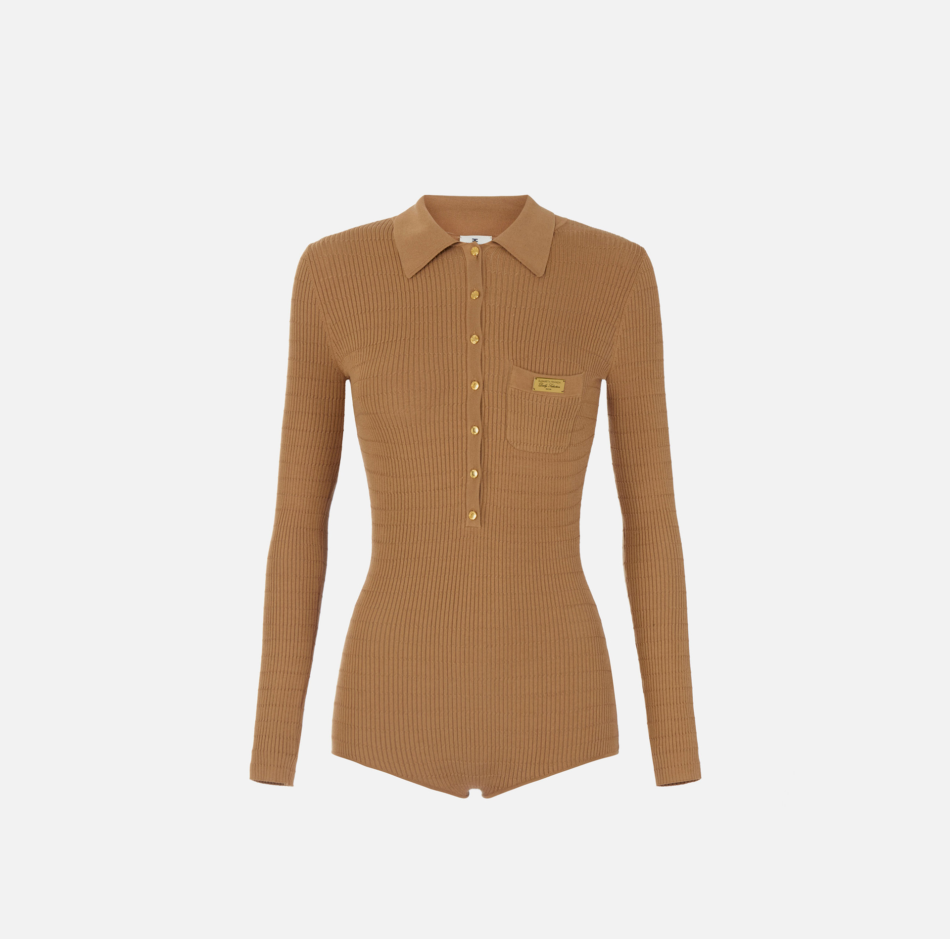 Tutina in maglia a micro-trecce