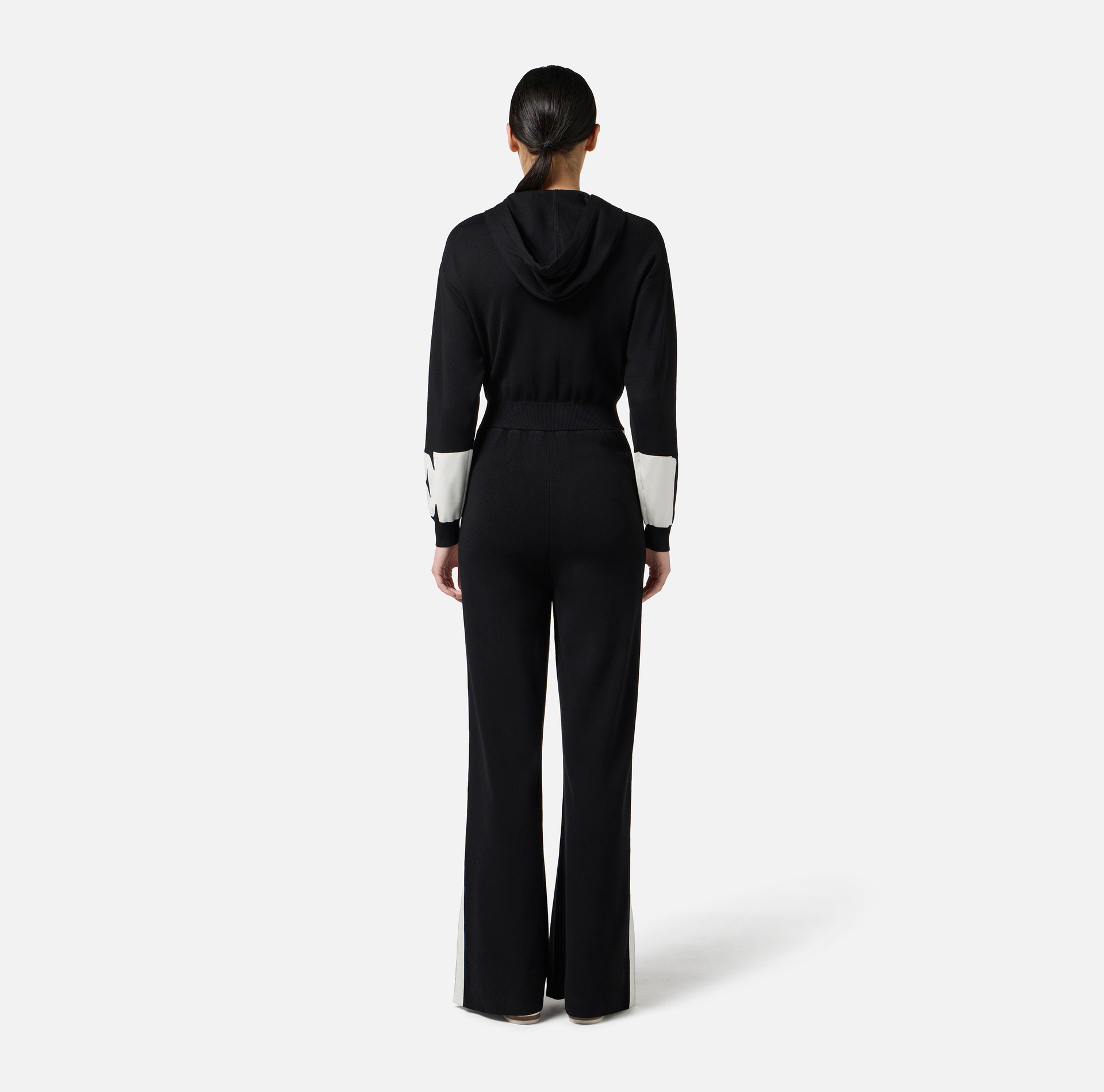 Mono de viscosa con bandas brillantes - Elisabetta Franchi
