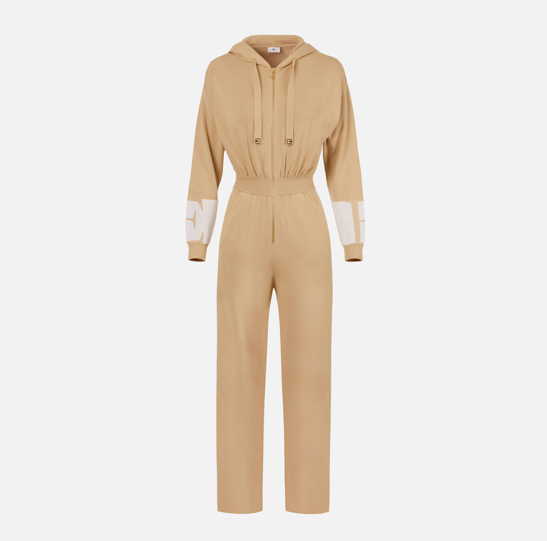 Jumpsuit in viscose fabric with shiny bands - ABBIGLIAMENTO - Elisabetta Franchi