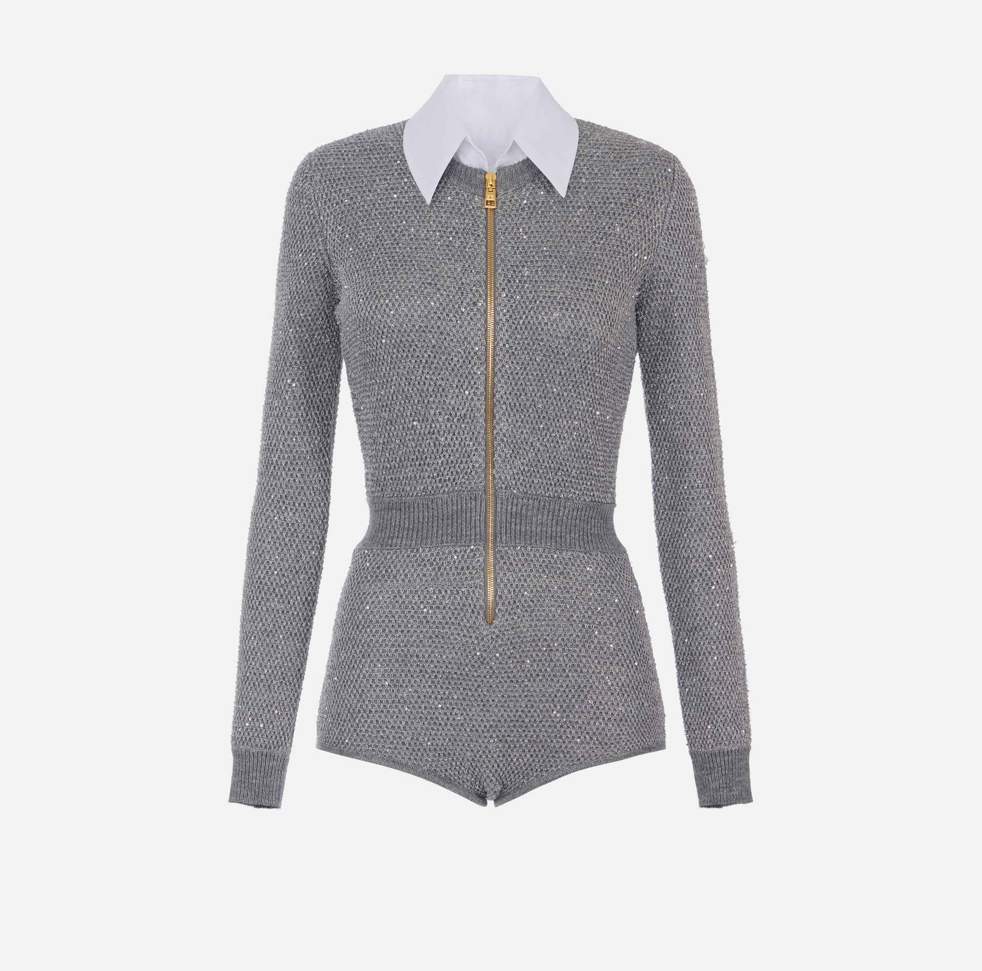 Tuta in maglia con paillettes - Elisabetta Franchi