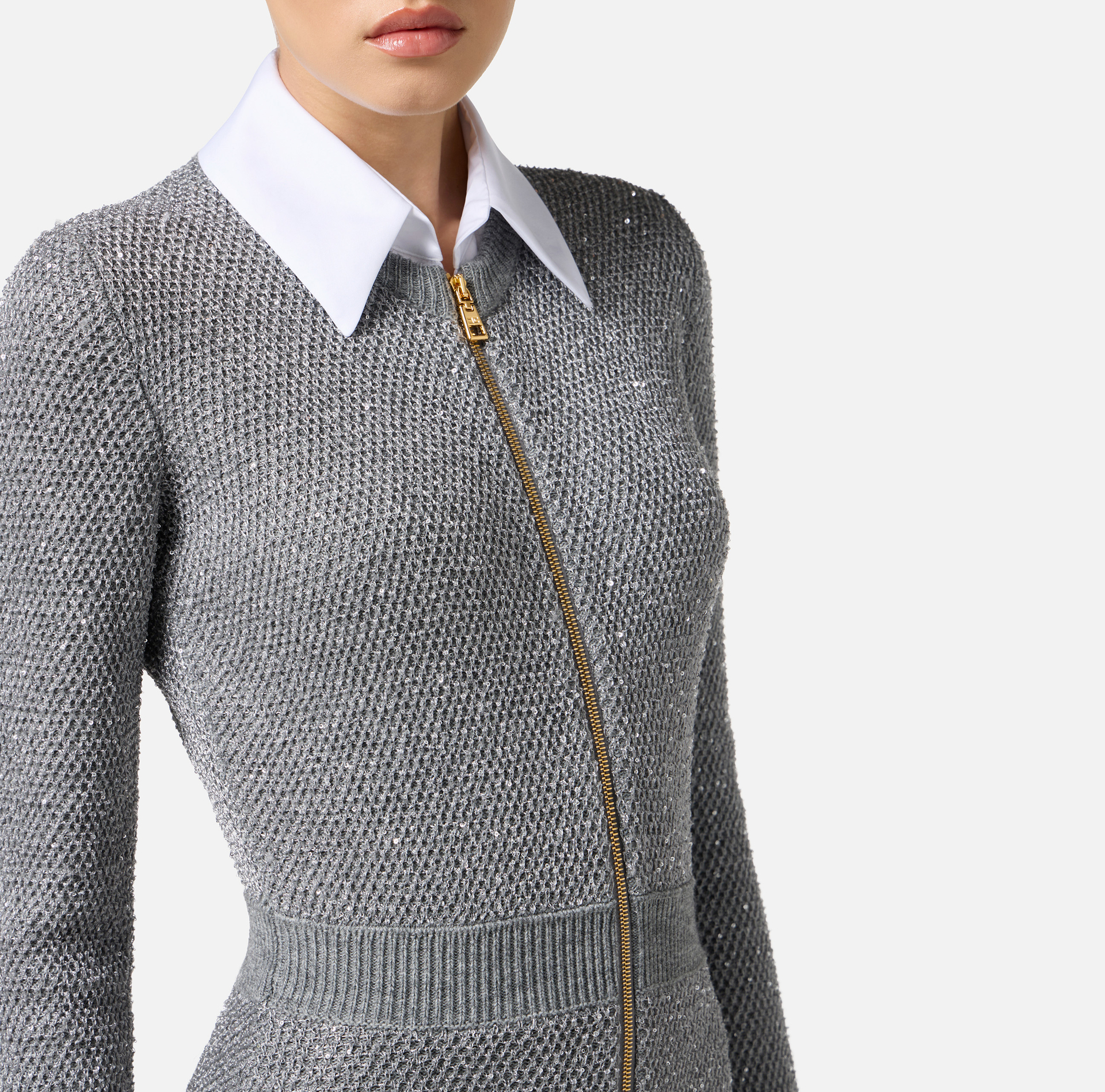 Tuta in maglia con paillettes - Elisabetta Franchi