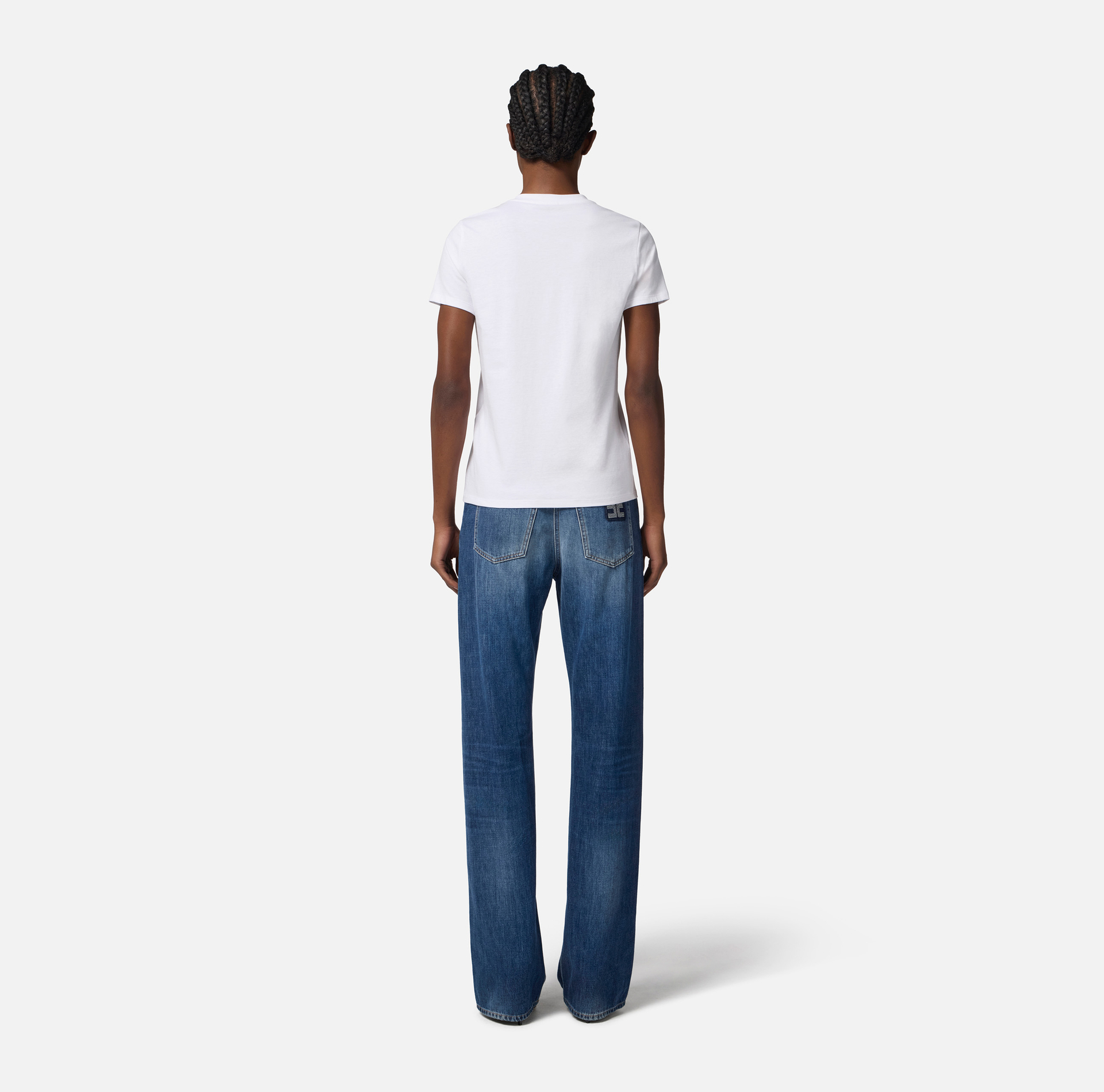 T-shirt en jersey de coton - Elisabetta Franchi