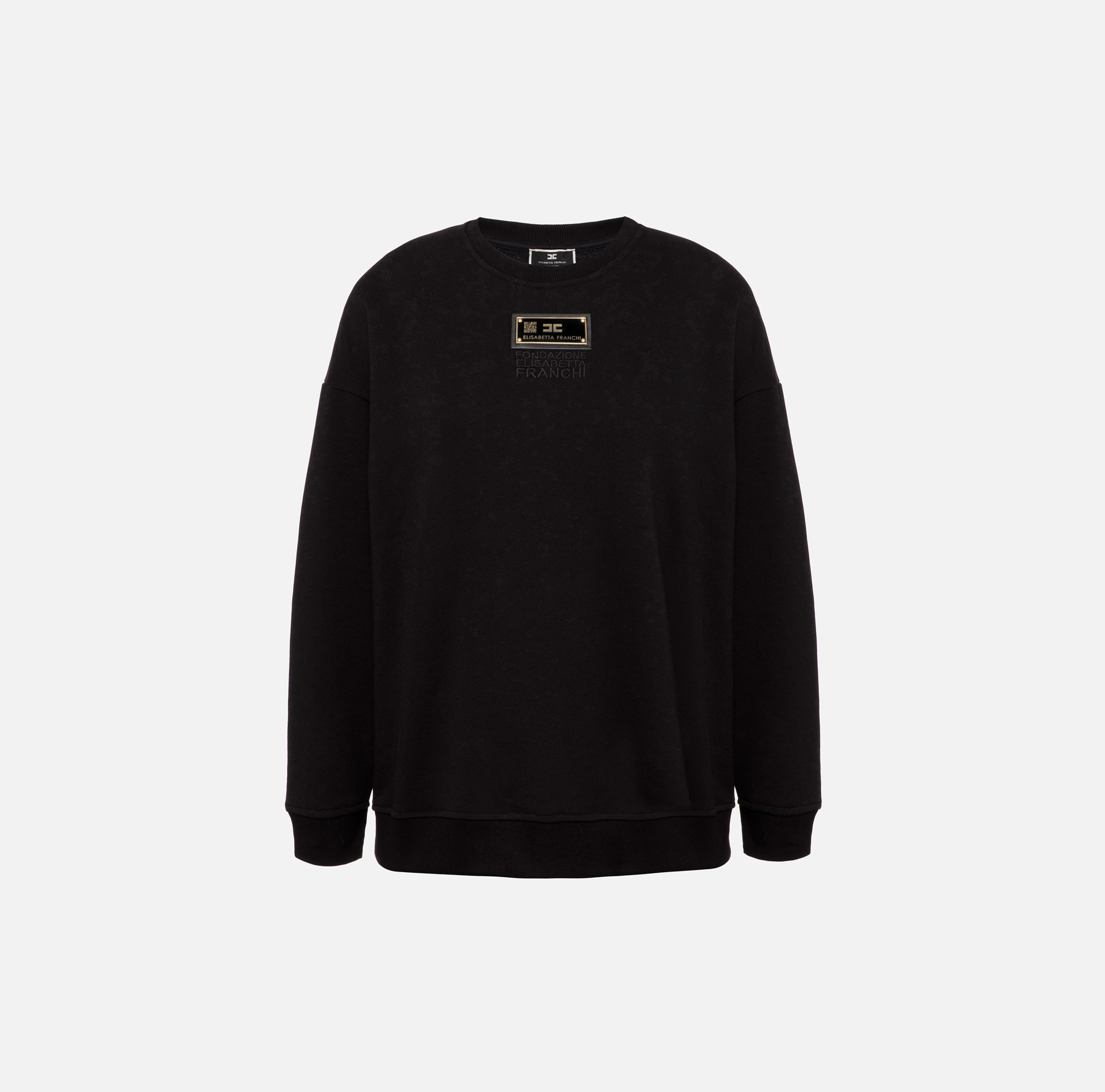 Bluza z okrągłym dekoltem Elisabetta Franchi Foundation - ABBIGLIAMENTO - Elisabetta Franchi
