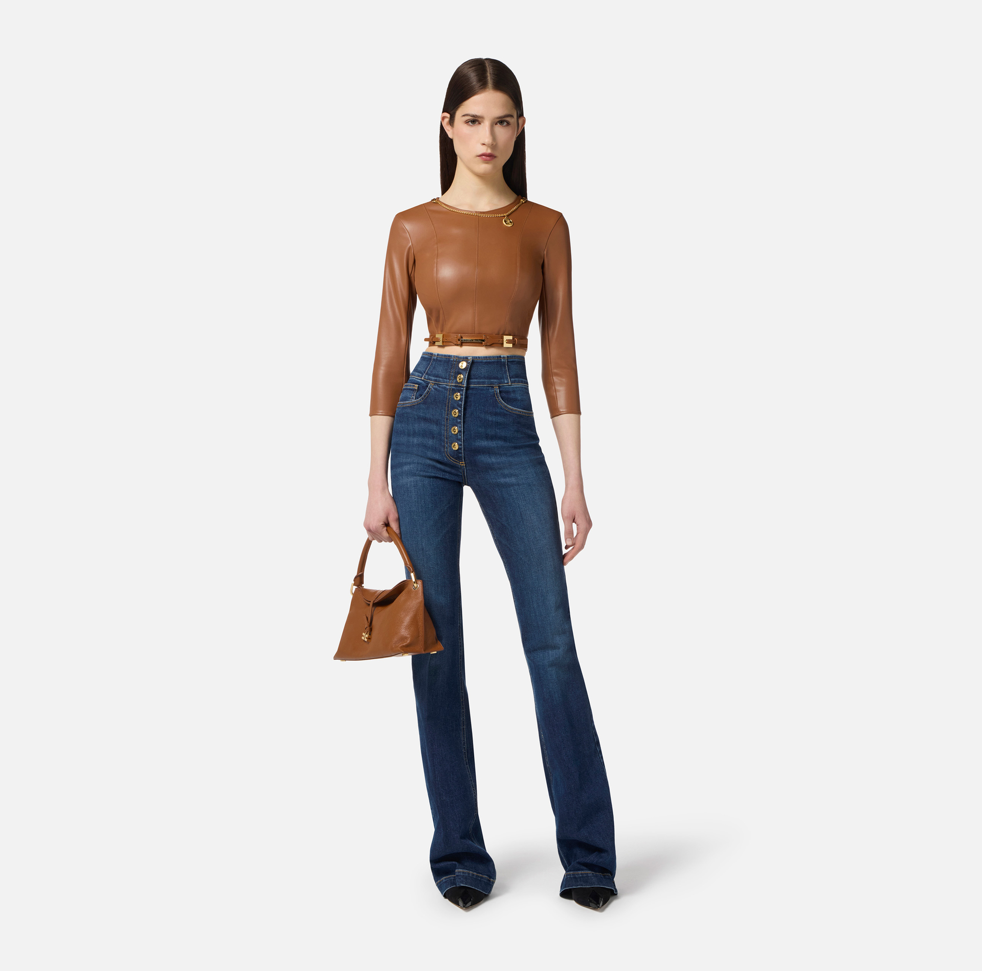 Top with necklace and charm - Elisabetta Franchi