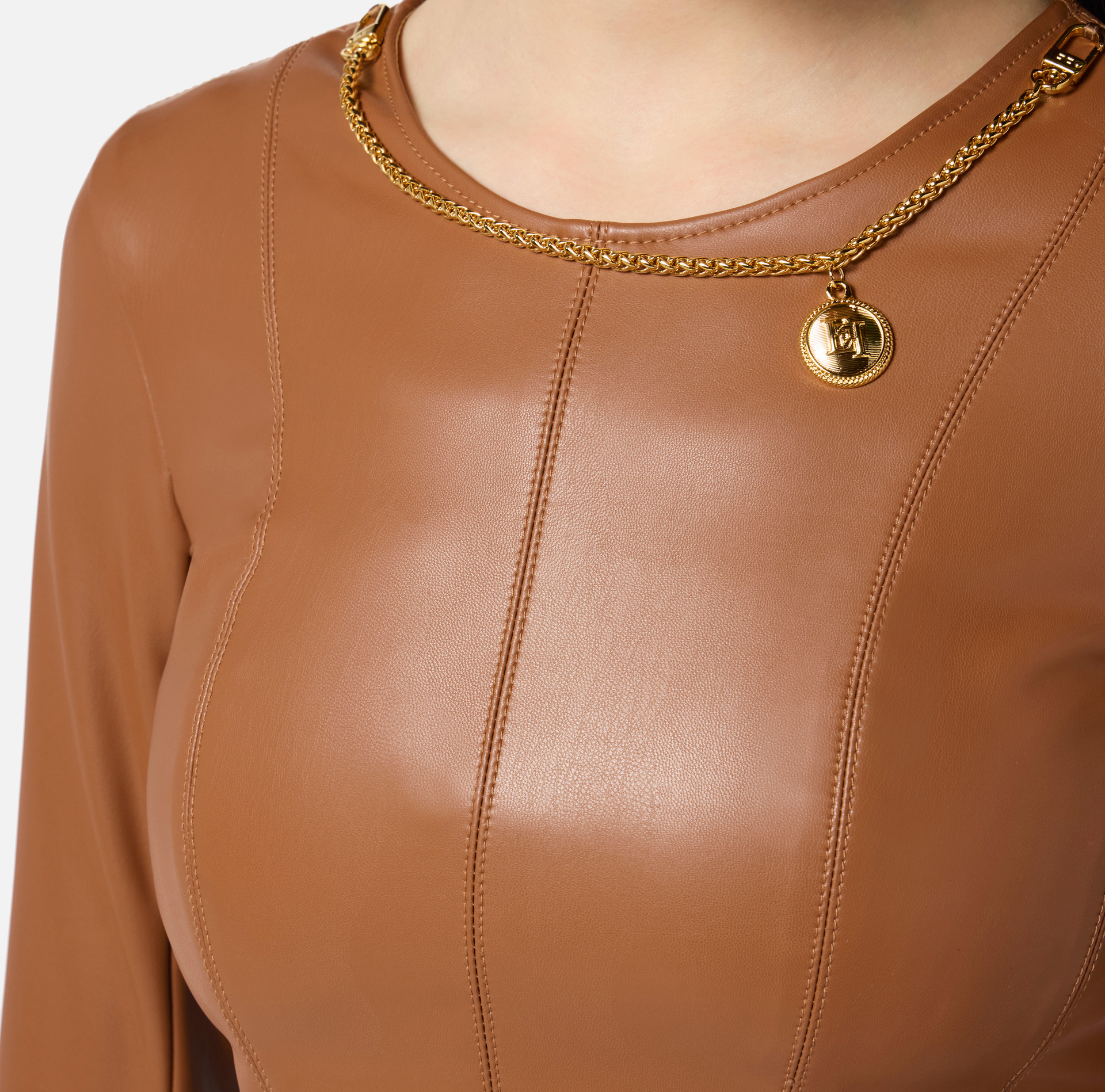 Top with necklace and charm - Elisabetta Franchi