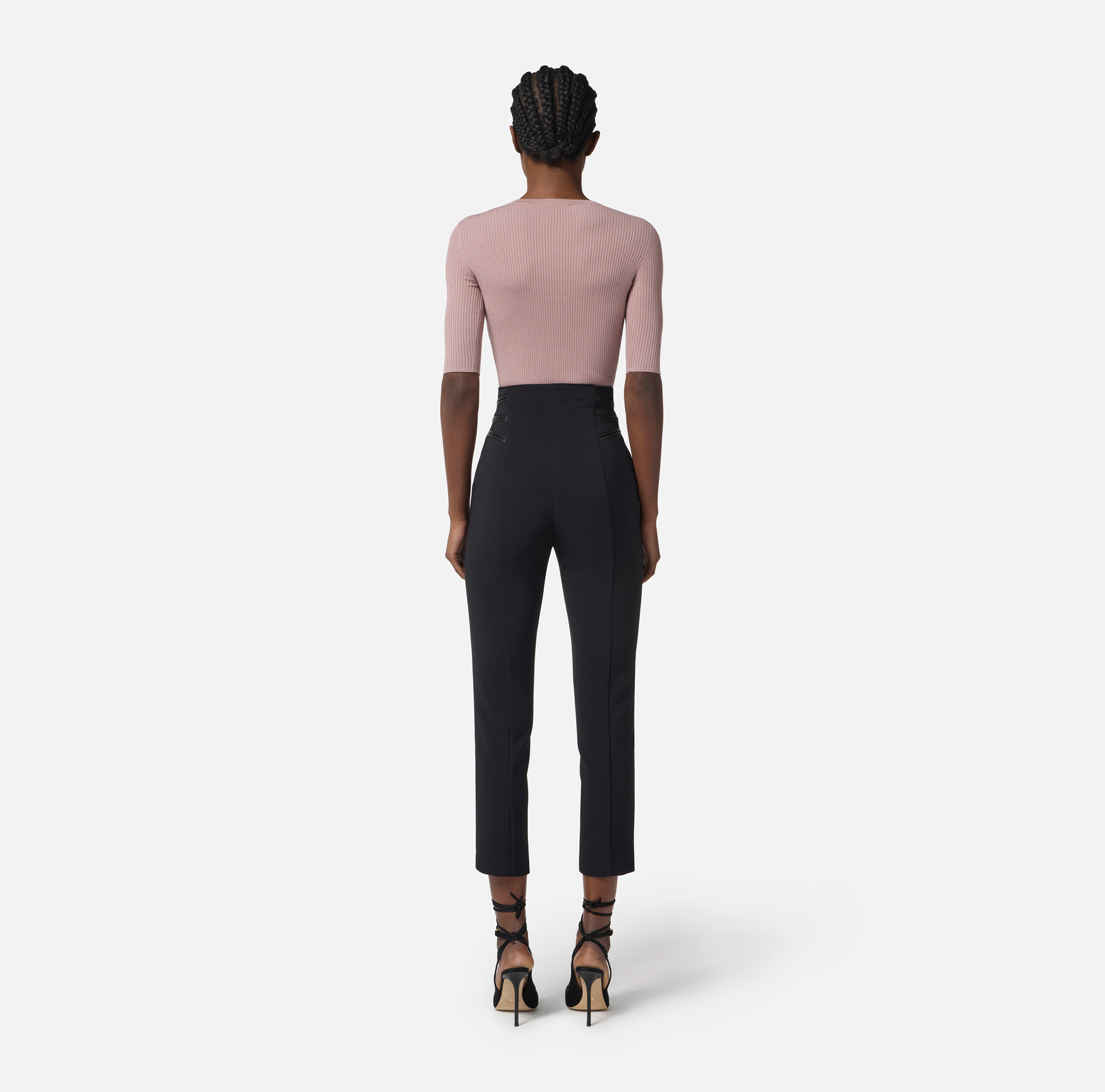 Maglia a costine con taschino - Elisabetta Franchi