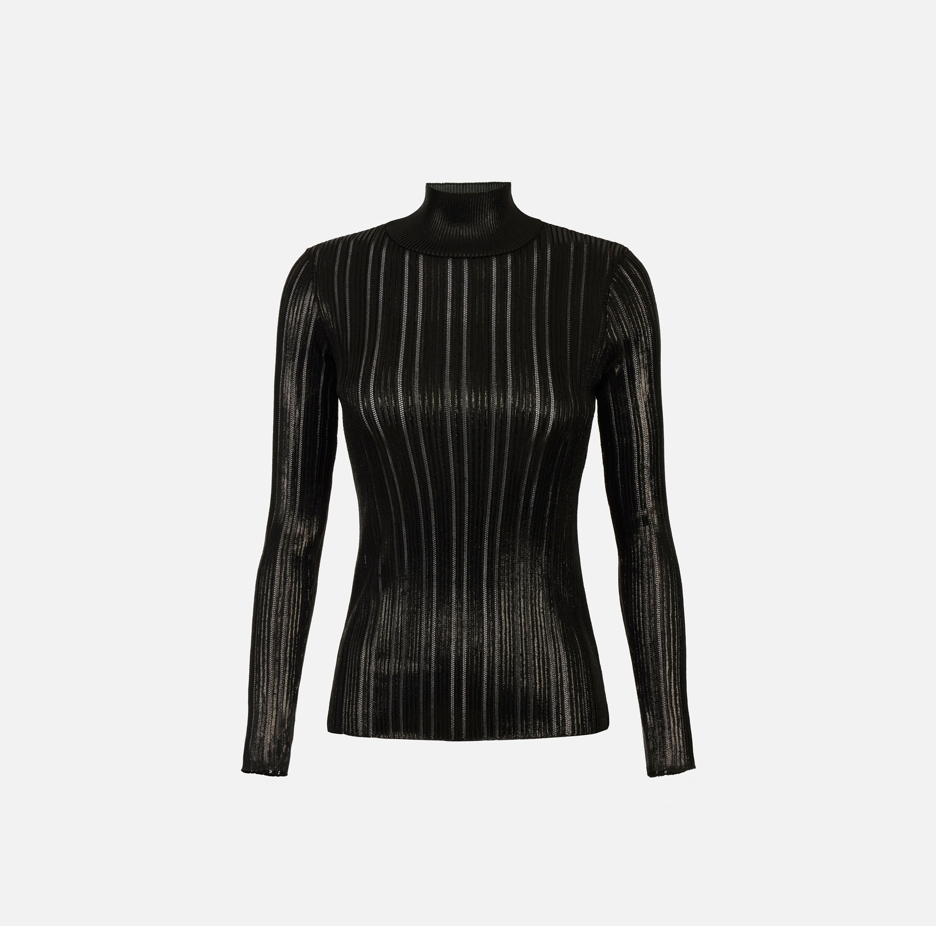 Pull laminé côtelé - Elisabetta Franchi