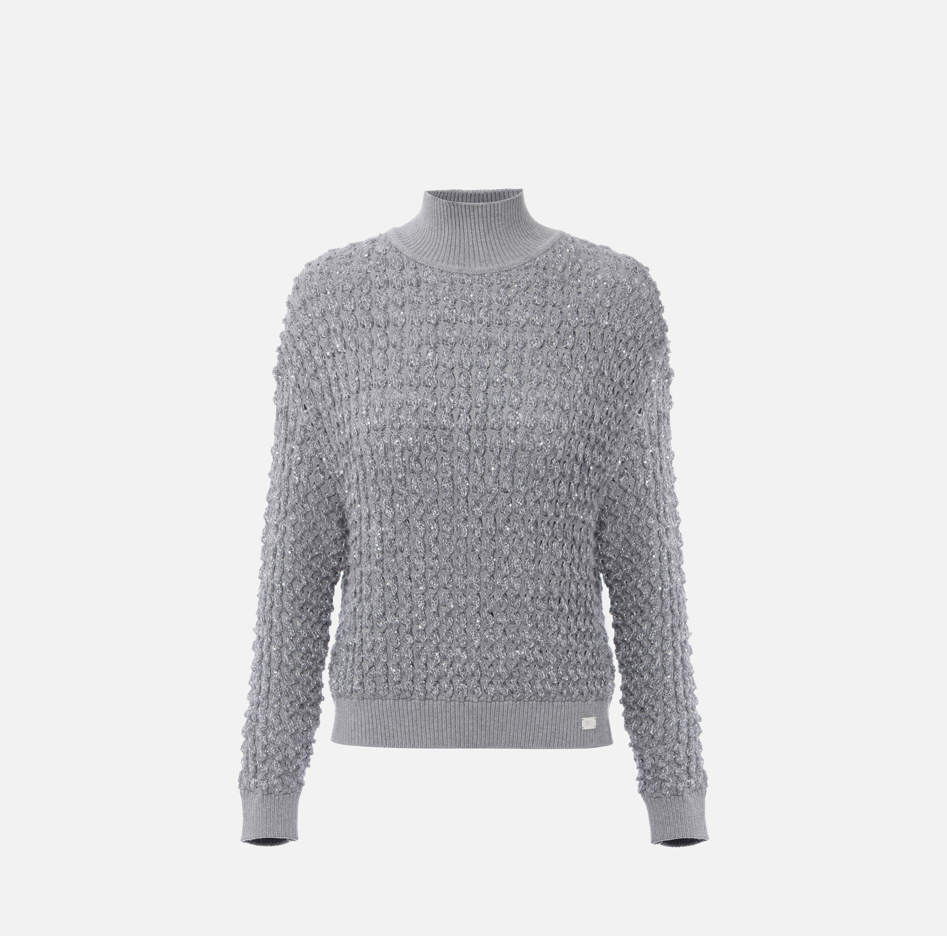 Jersey de bouclé con lentejuelas - Elisabetta Franchi