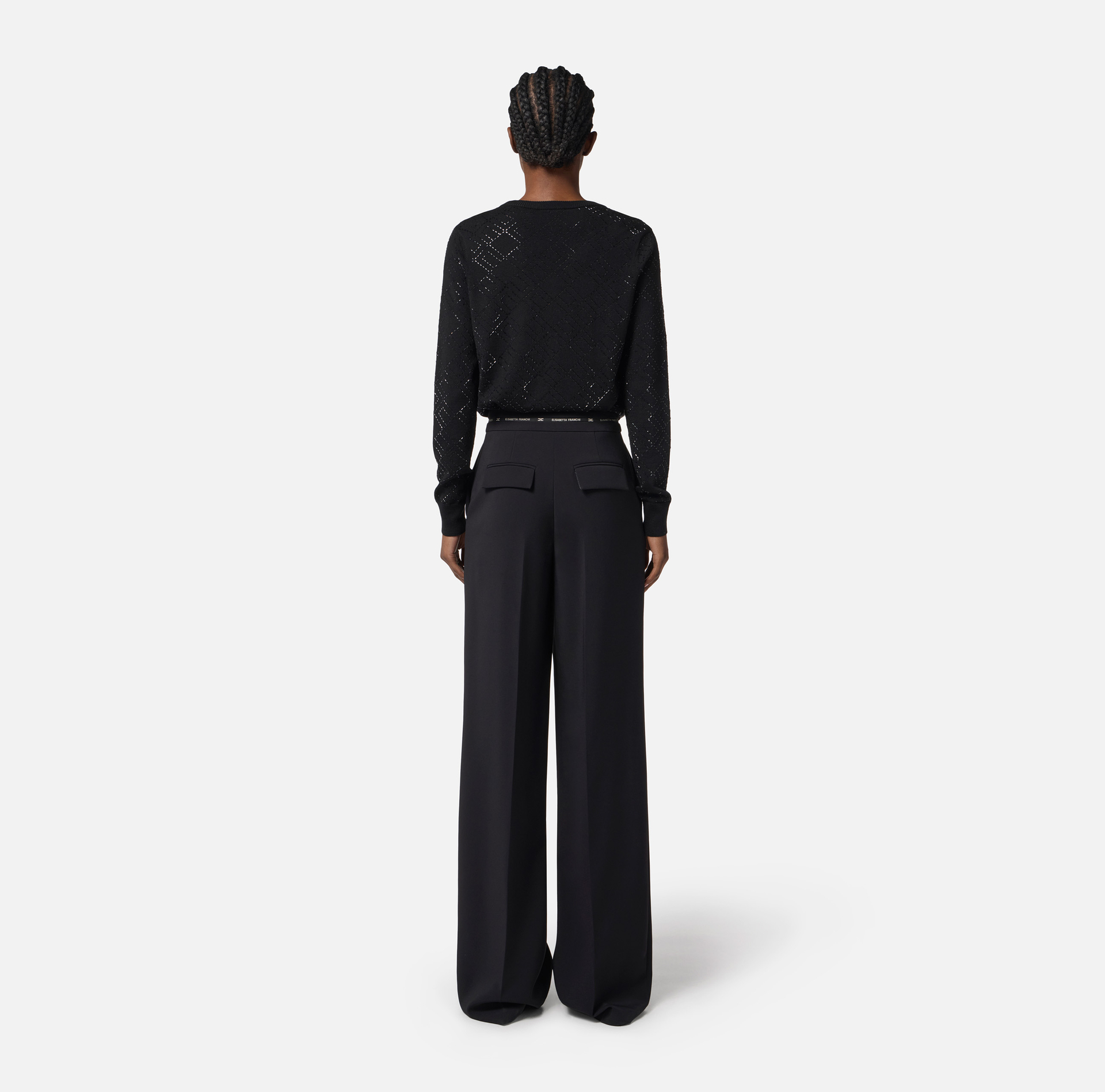 Wool cardigan with crystals - Elisabetta Franchi