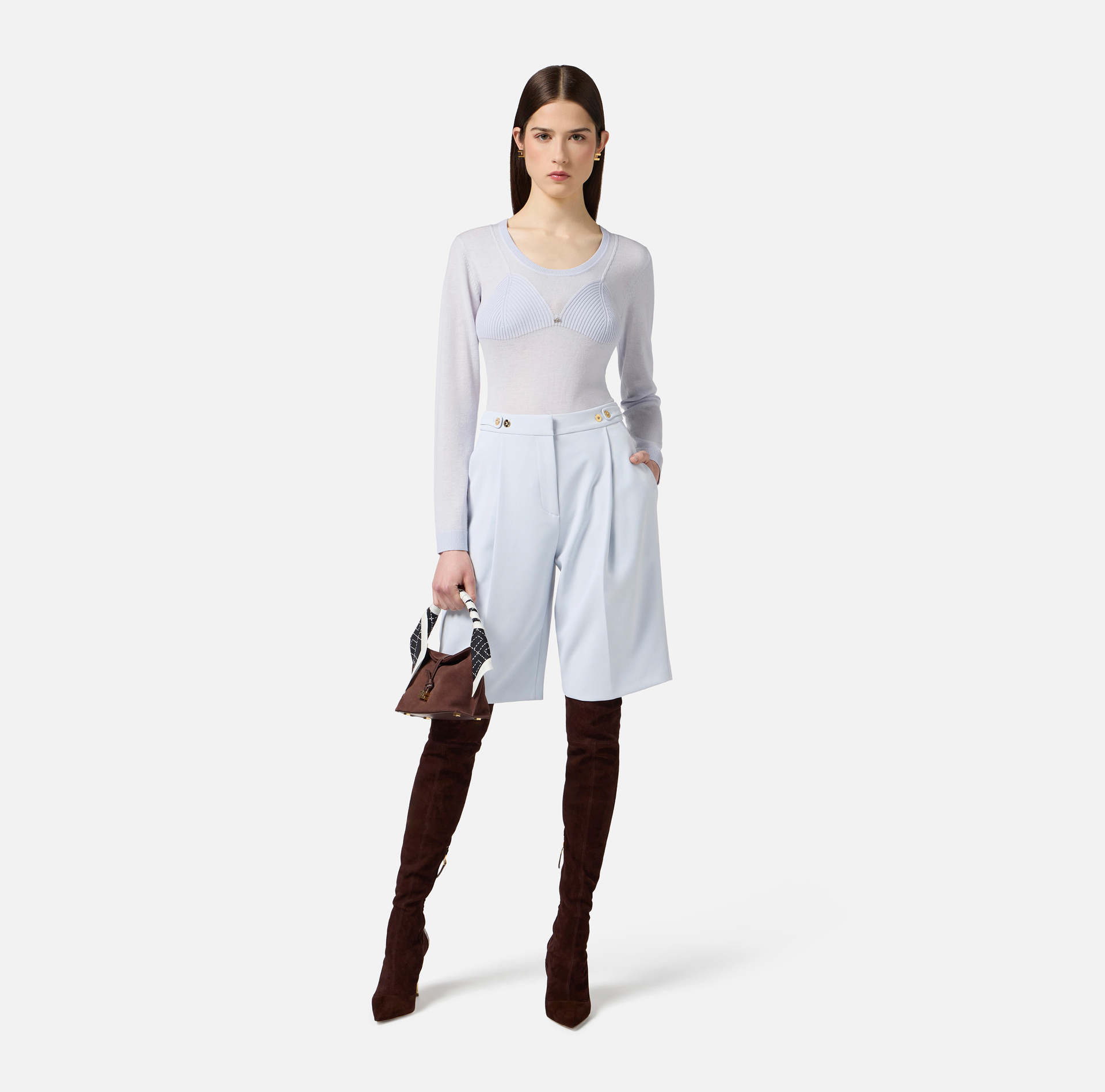 Pull en laine mélangée - Elisabetta Franchi
