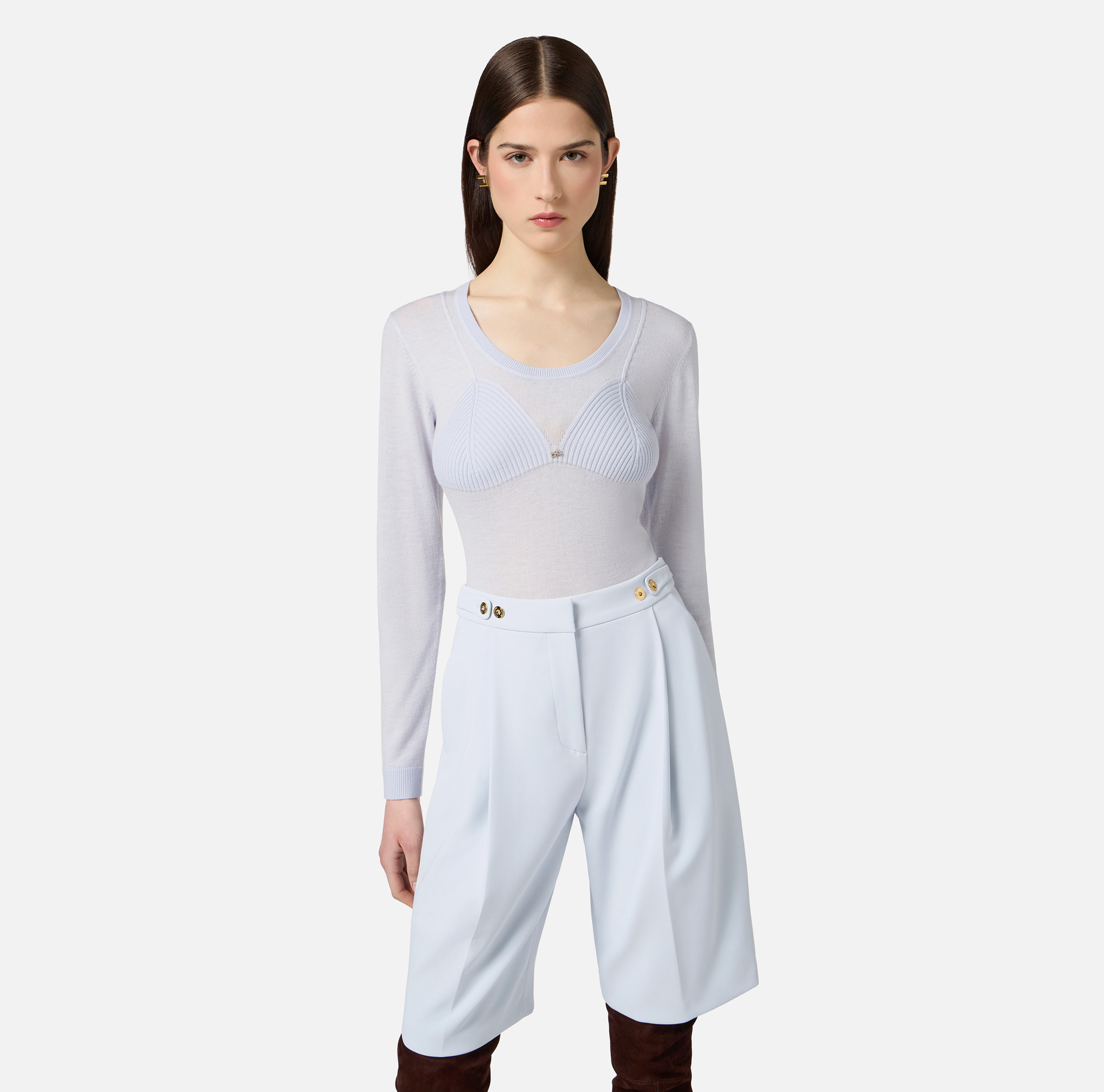 Pull en laine mélangée - Elisabetta Franchi