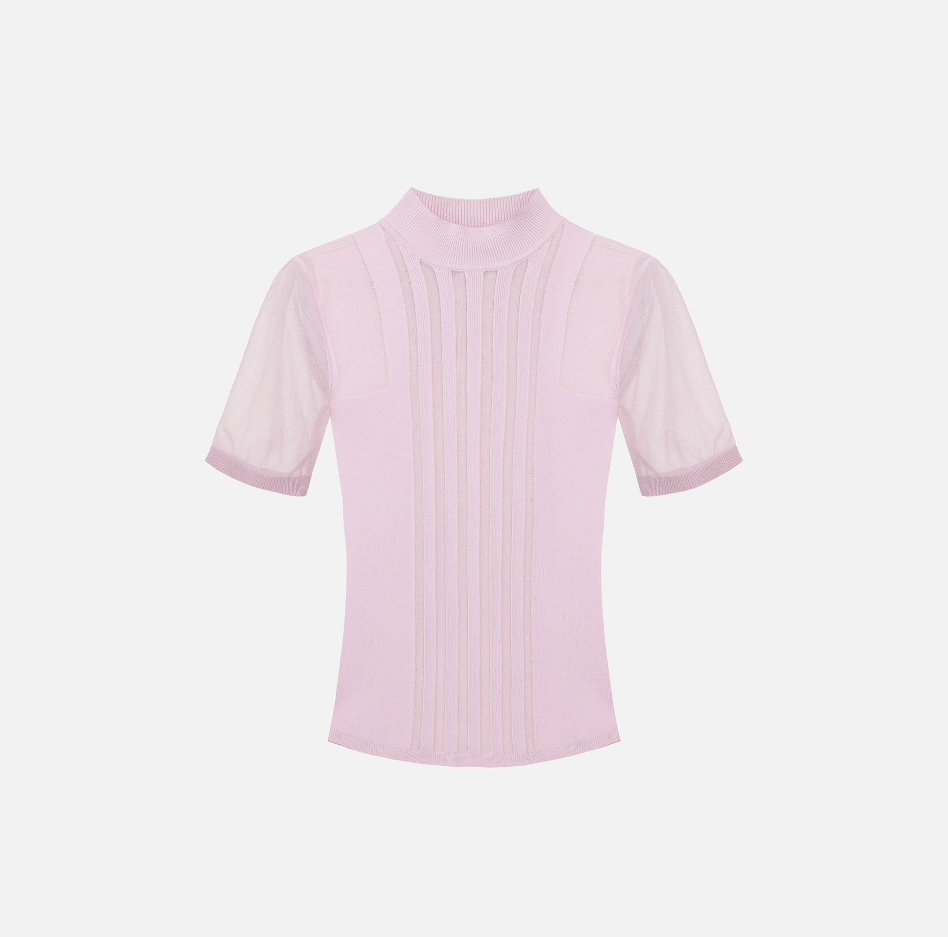 Maglia a collo alto con trasparenze - ABBIGLIAMENTO - Elisabetta Franchi