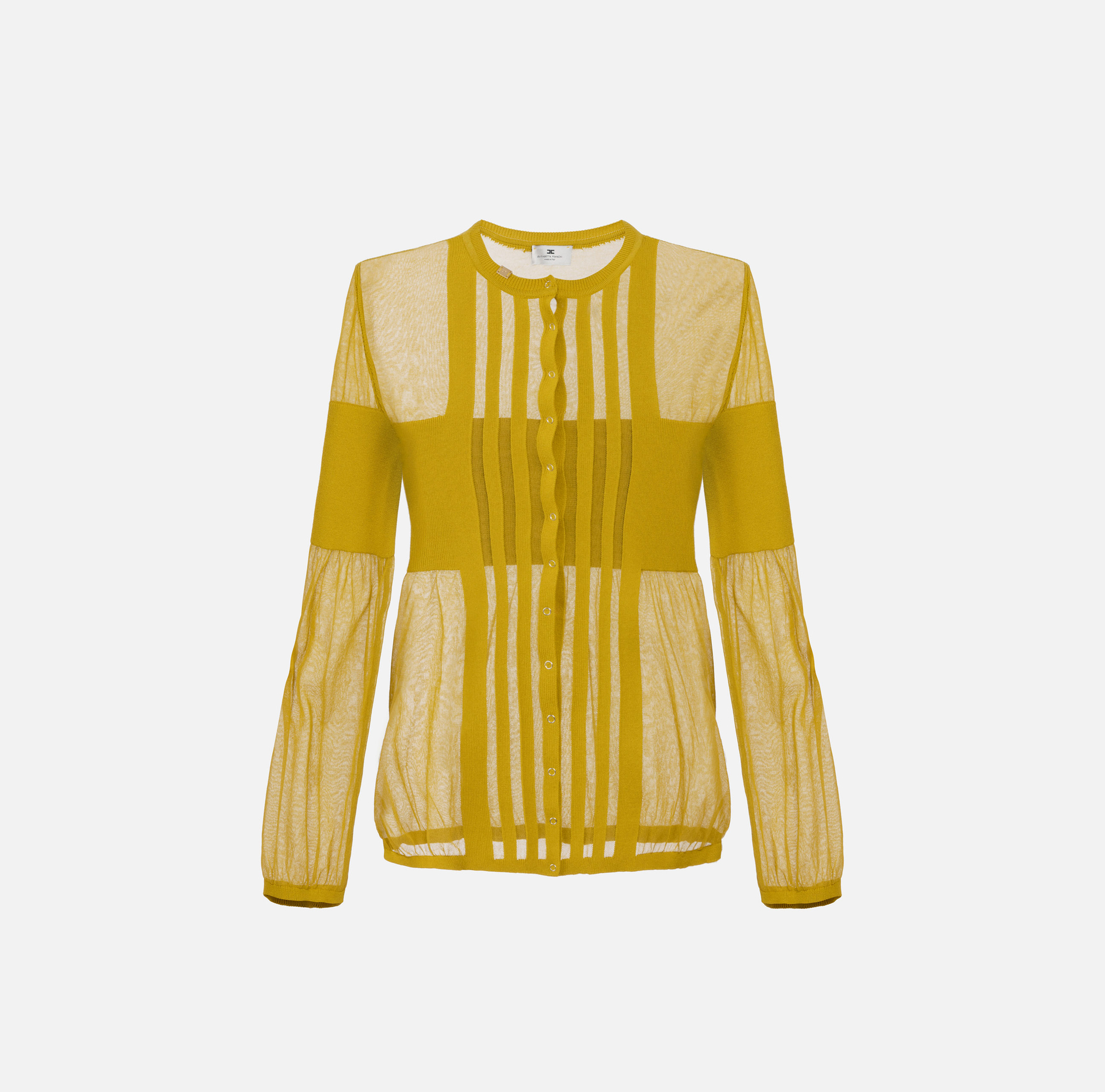 Cardigan in maglia con trasparenze - ABBIGLIAMENTO - Elisabetta Franchi