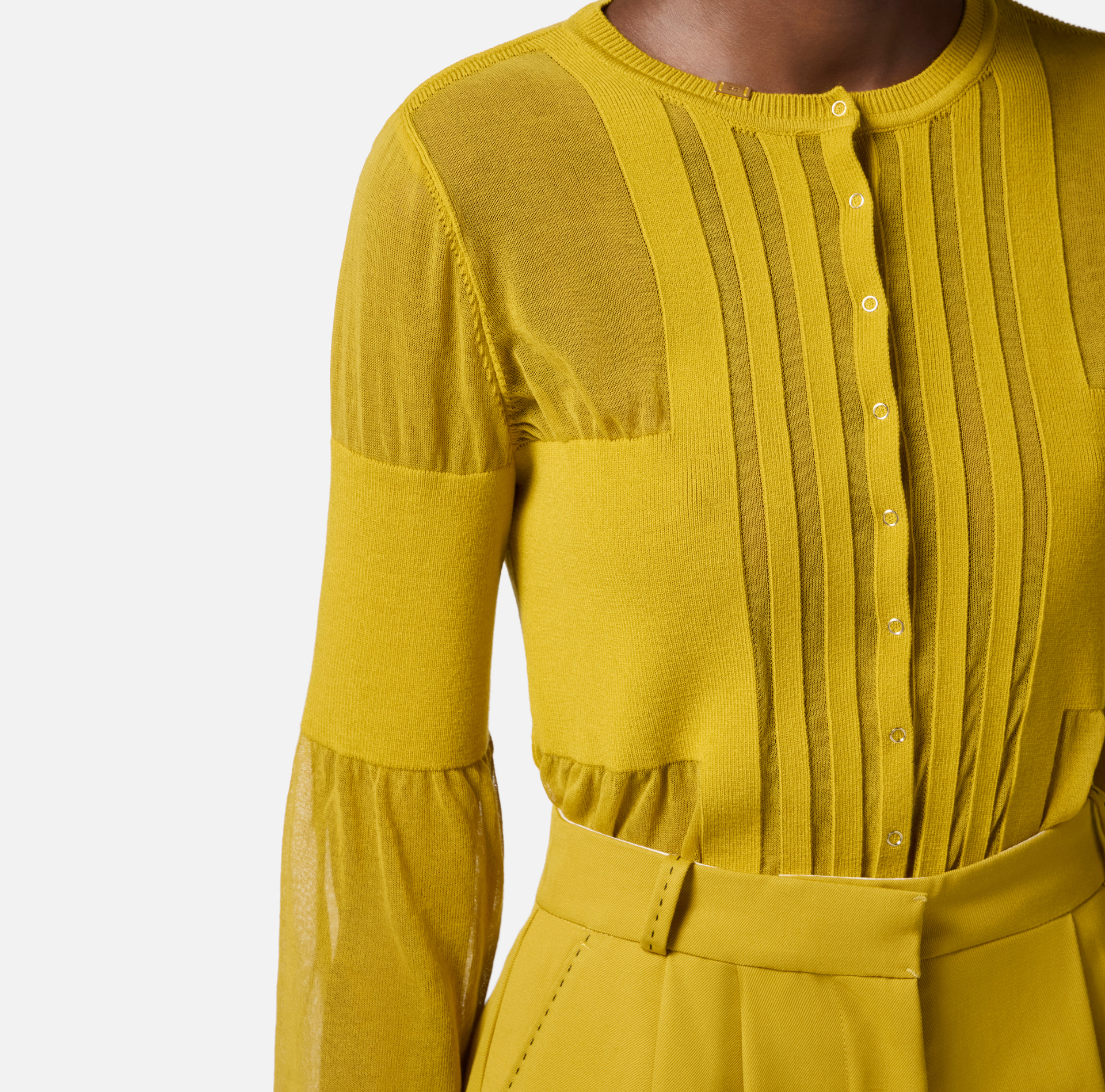 Cardigan in maglia con trasparenze - Elisabetta Franchi