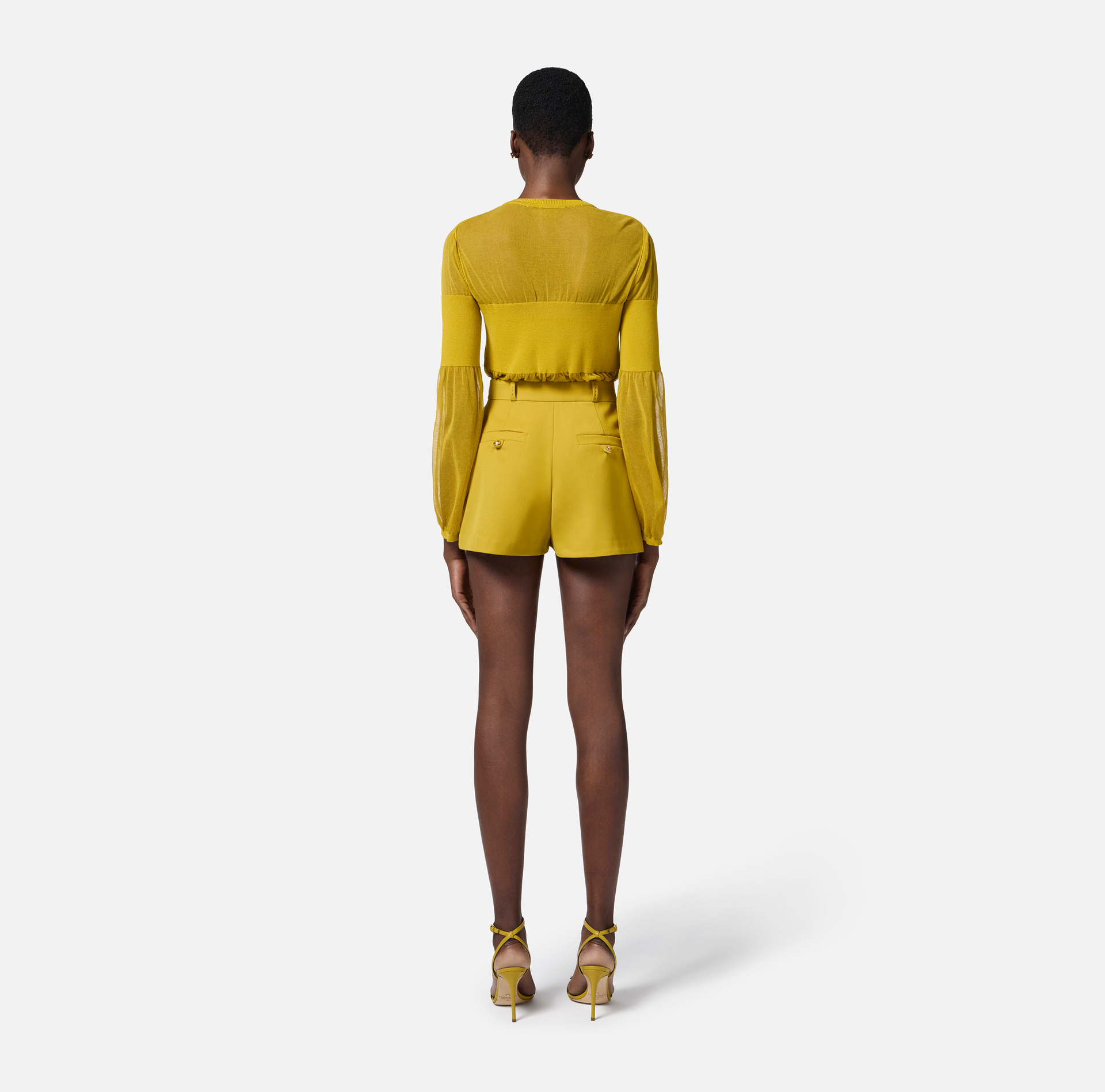 Cardigan in maglia con trasparenze - Elisabetta Franchi