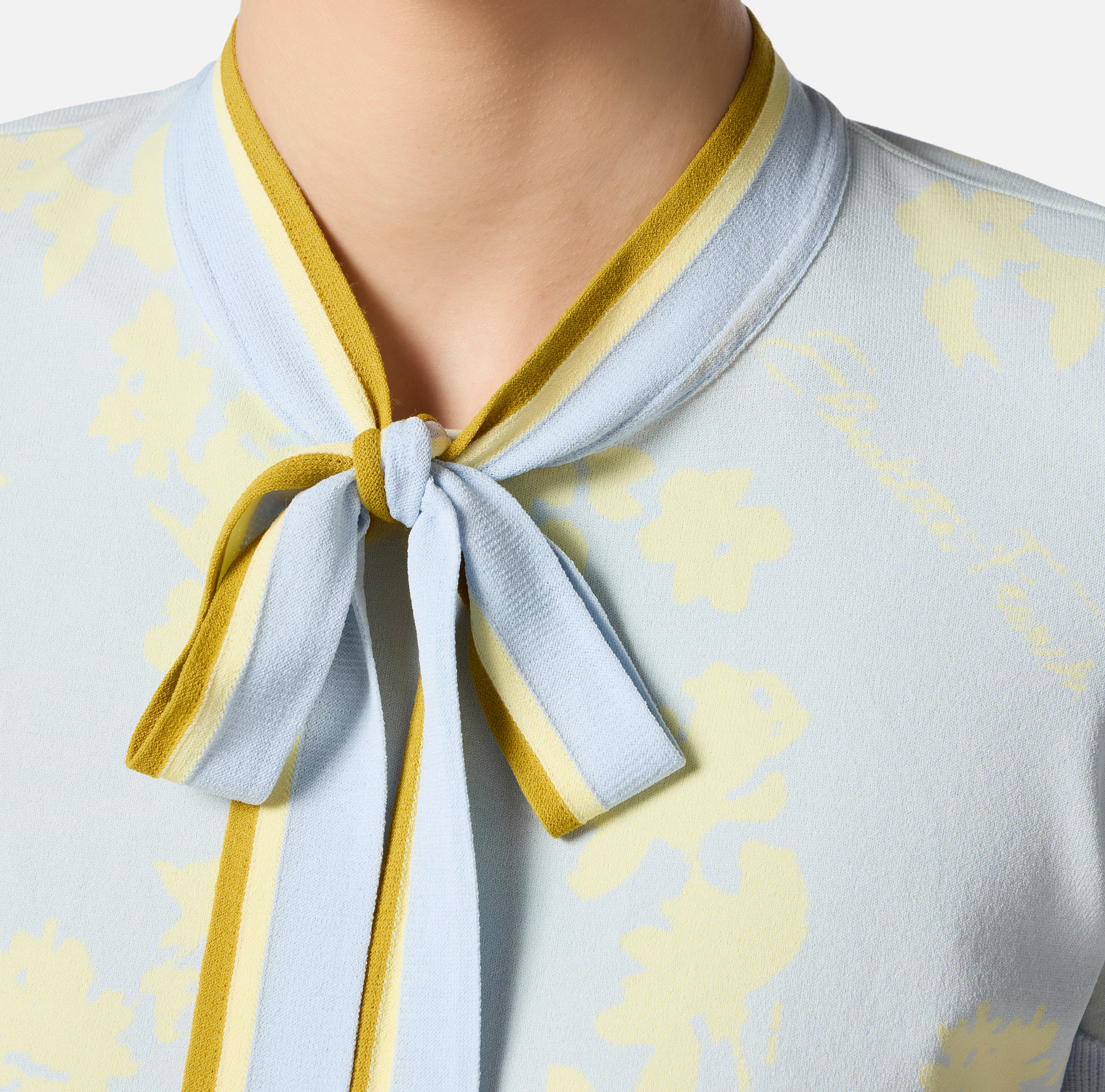 Floral jacquard top - Elisabetta Franchi