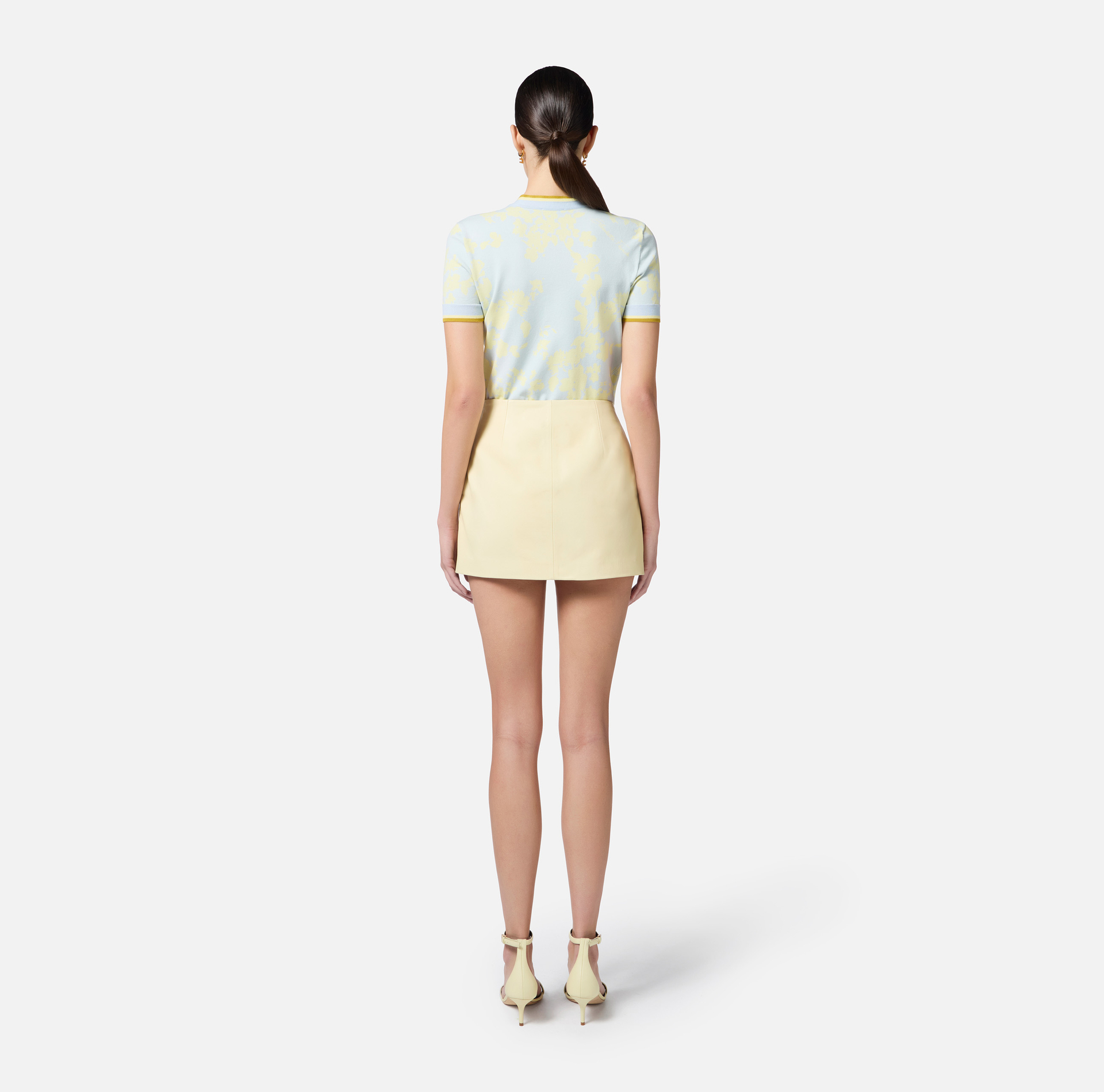 Floral jacquard top - Elisabetta Franchi